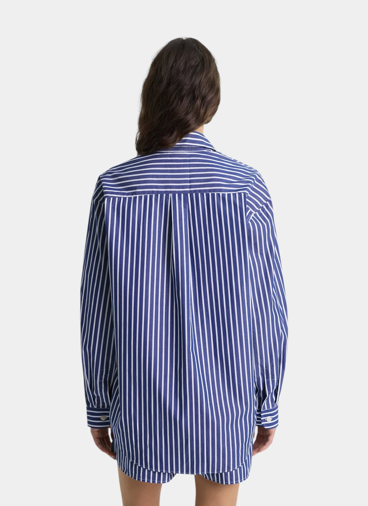 Рубашка SRC Oversized Shirt Navy Stripe