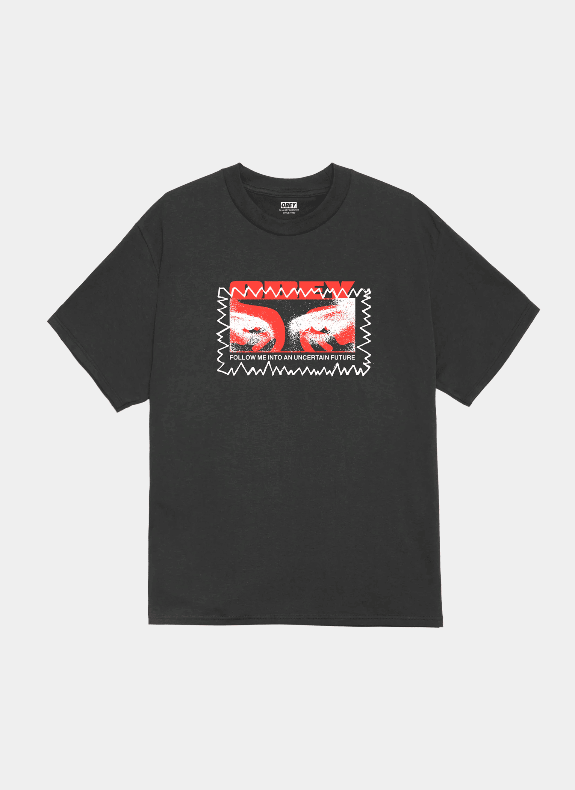 Футболка Obey Vital Signs Vintage Black Футболка Obey Vital Signs Vintage Black