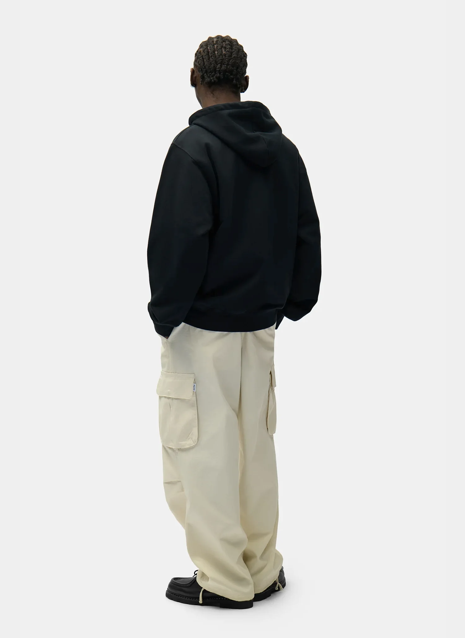 Худи на молнии Circle Logo Zip Hoodie Black