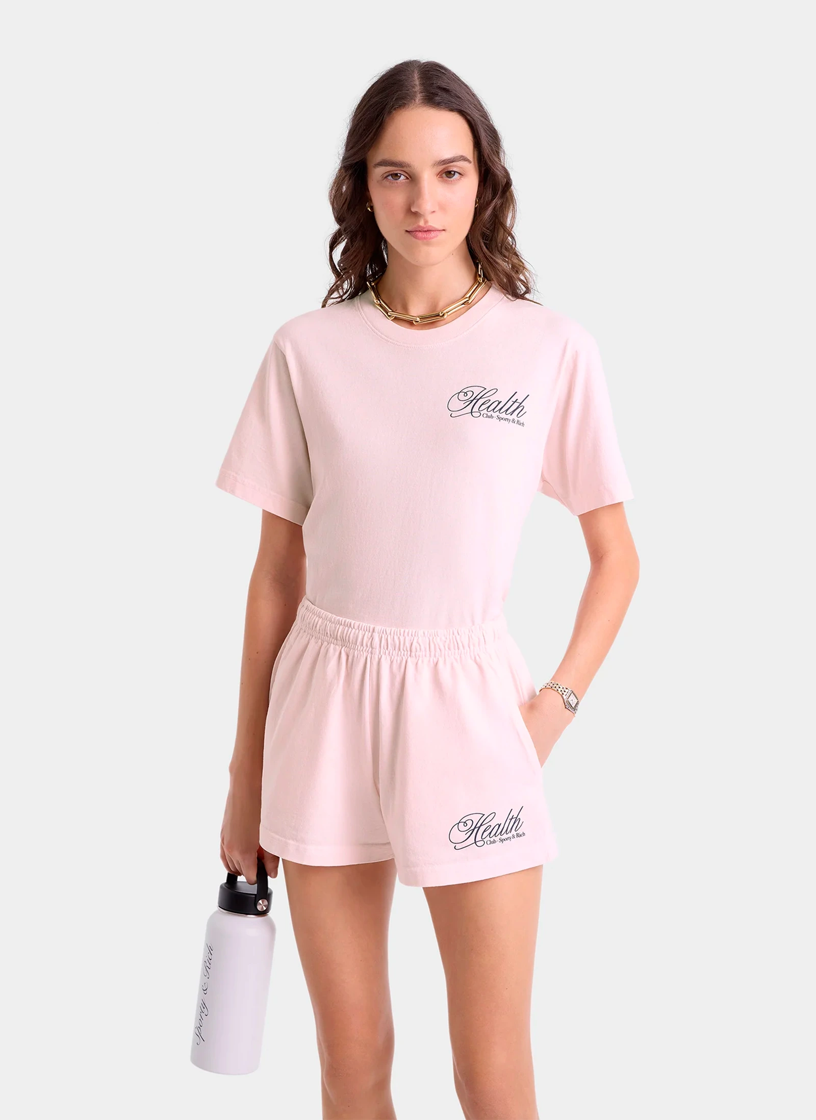 Футболка Health Script T-Shirt Pink Dolphin