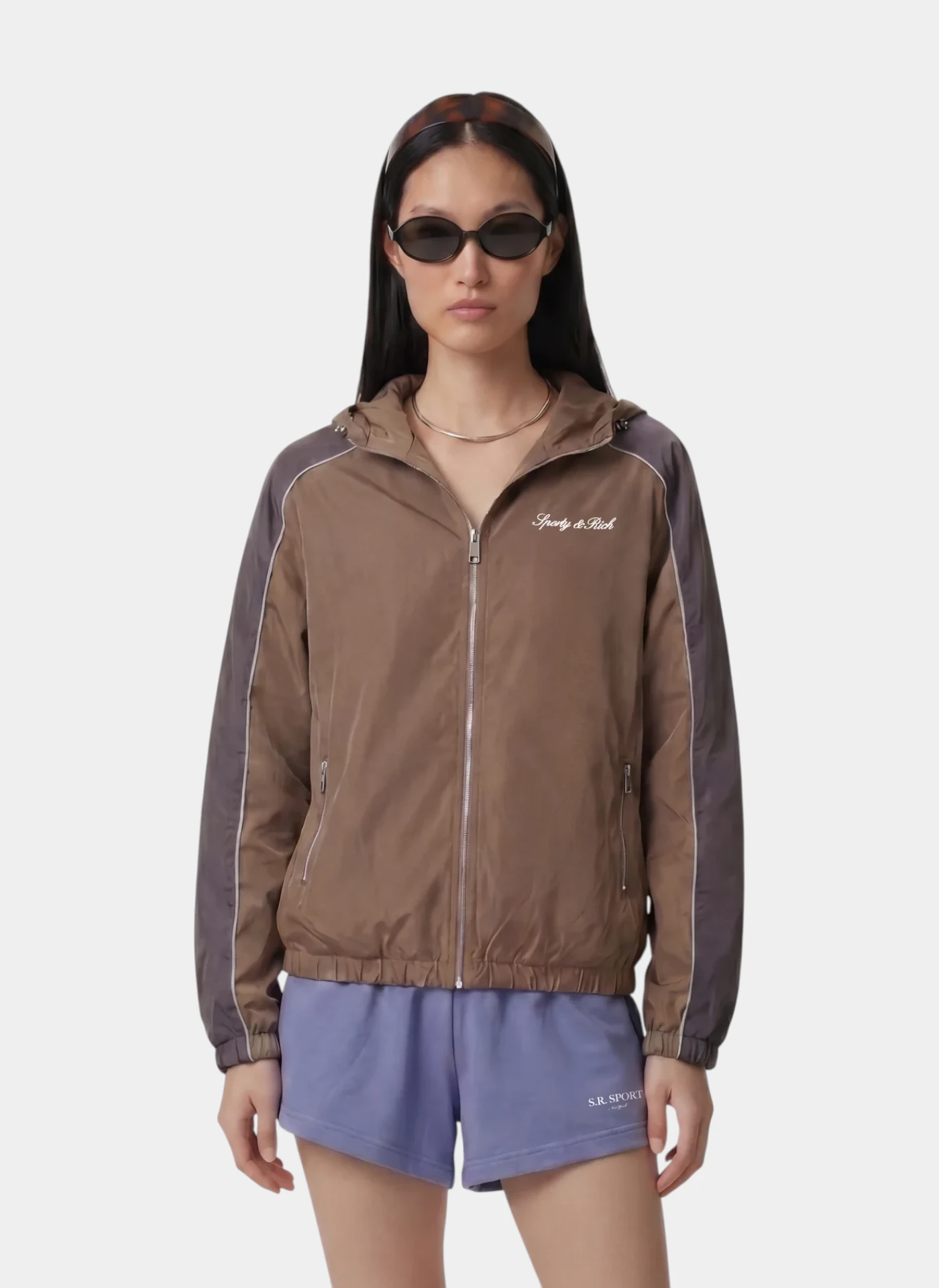 Куртка Serif Logo Gym Jacket Sand/Carbon/White