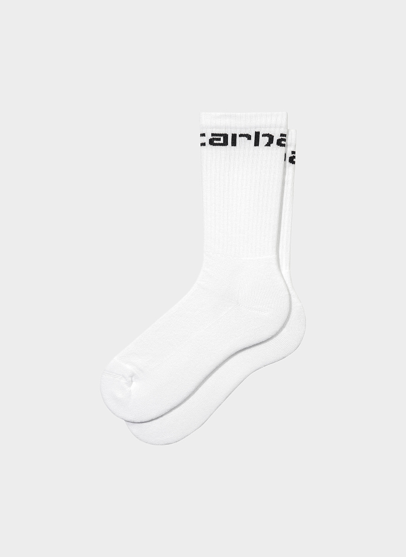 Носки ‘Carhartt Socks’ WHITE / BLACK Носки ‘Carhartt Socks’ WHITE / BLACK