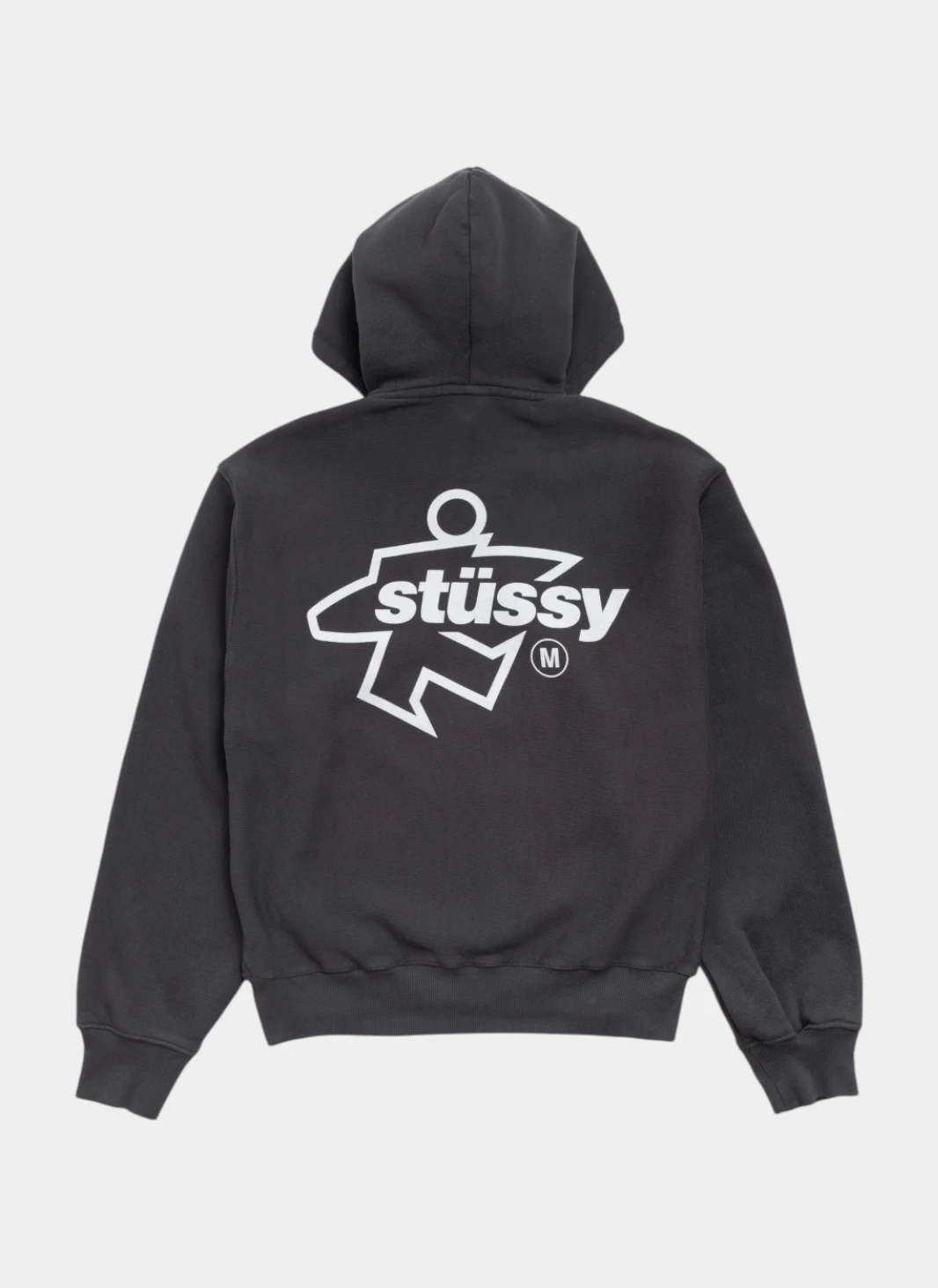 Худи на молнии Surf Size Gar. Dyed Zip Hood Faded Black
