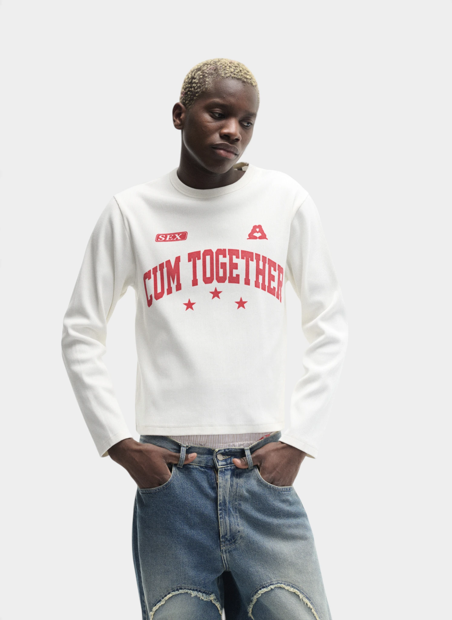 Лонгслив Together Again Longsleeve Off-White