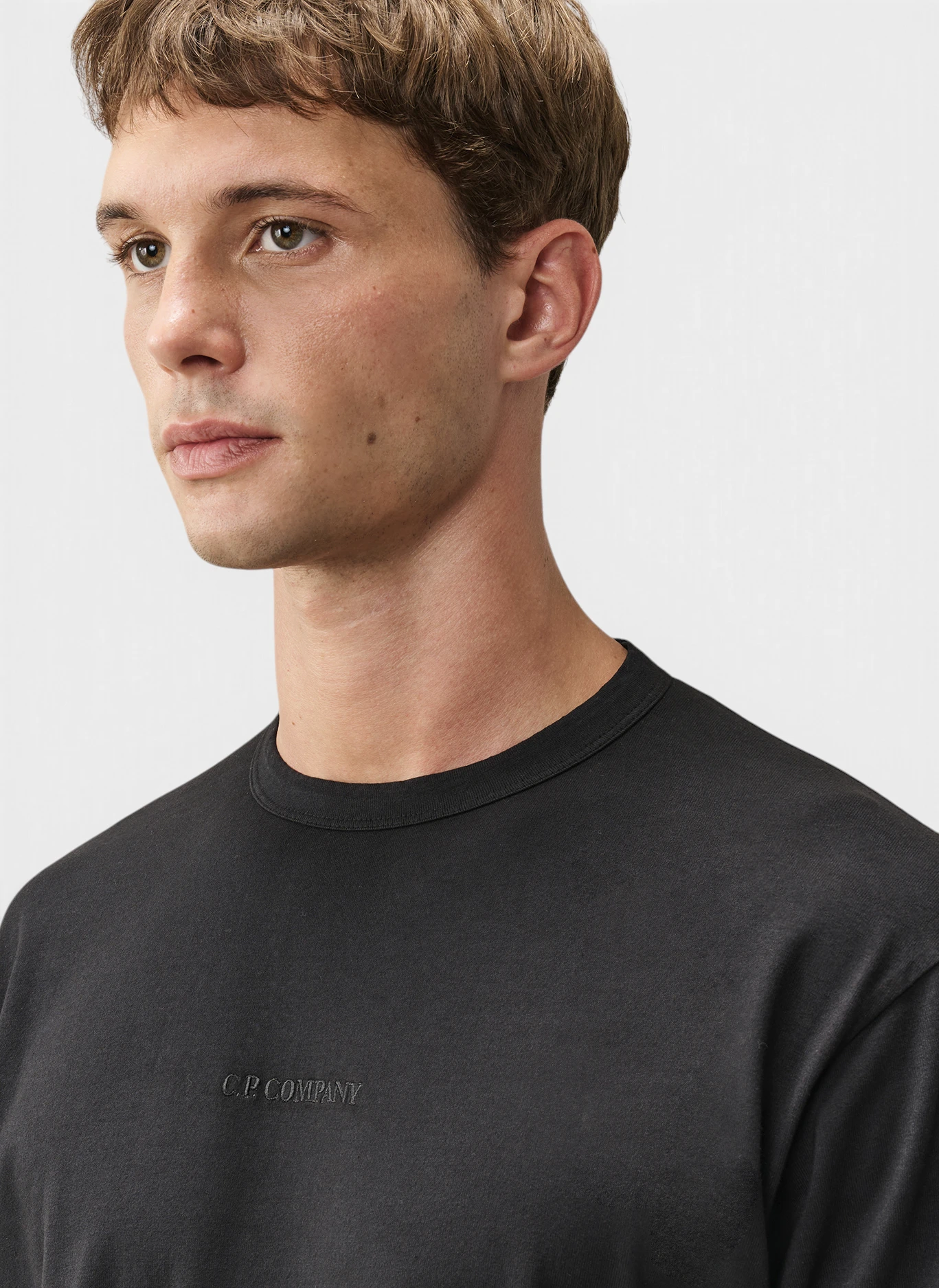 Футболка Open End 20/1 Jersey Short Sleeve Logo T-Shirt Black