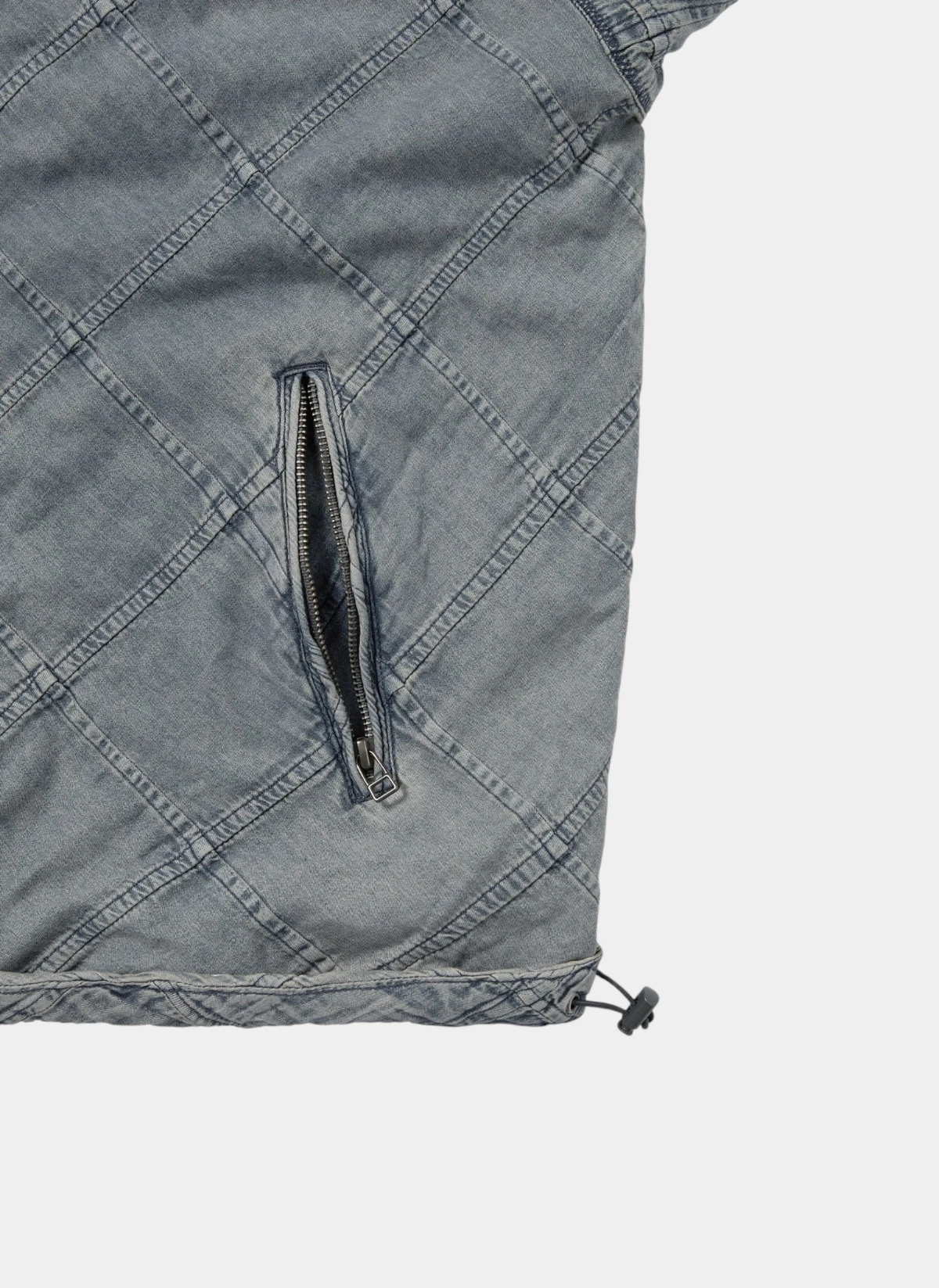 Куртка Patchwork Denim Windbreaker Blue Grey