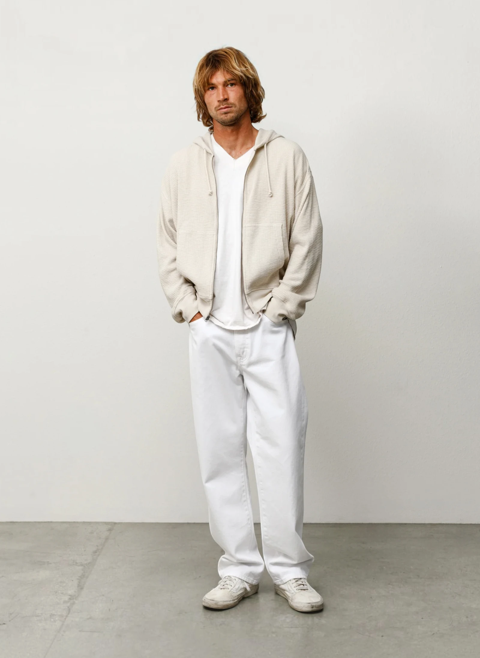 Худи на молнии Light Weight Thermal Hood Bone