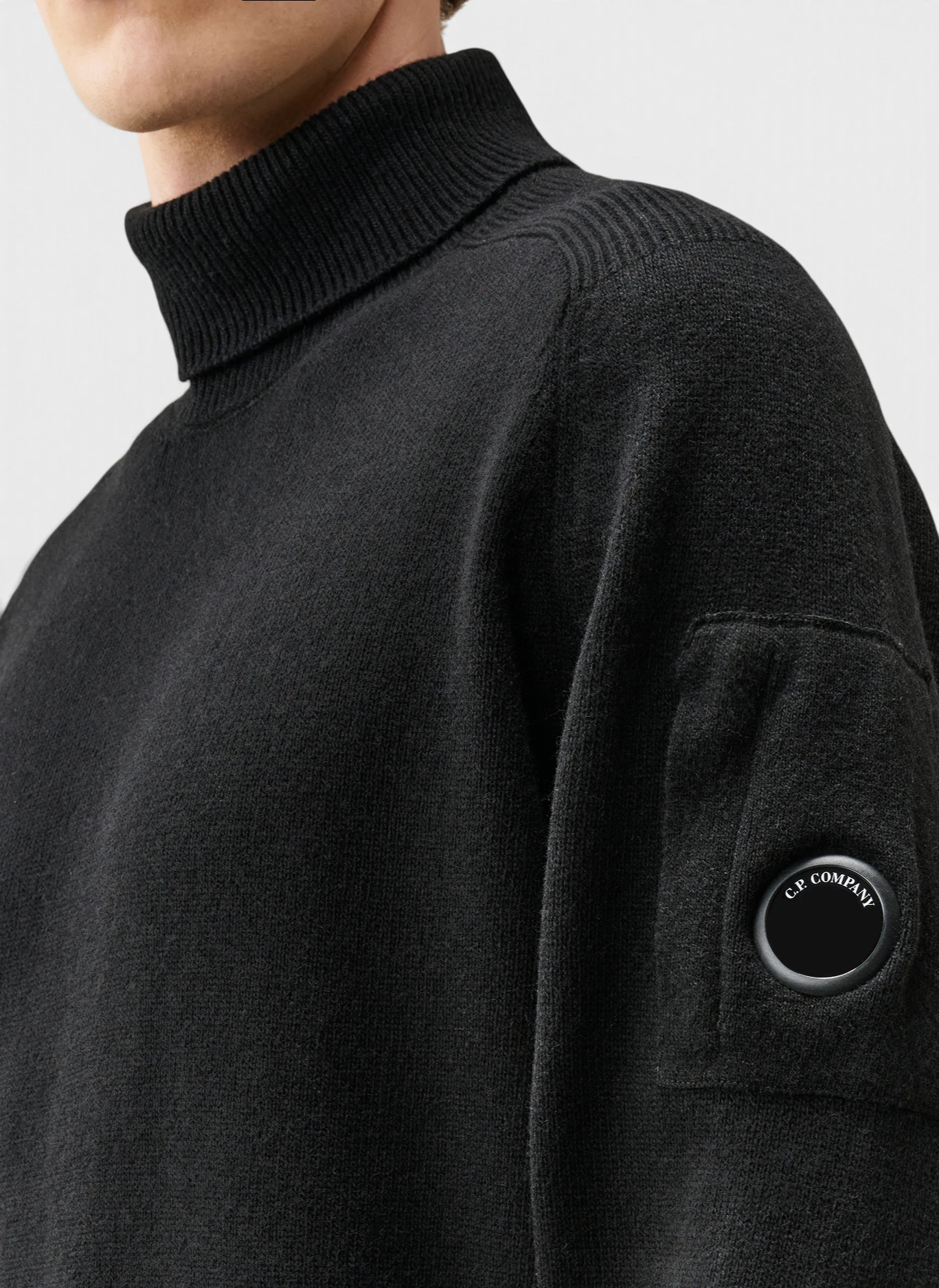 Свитер Lambswool Grs Turtleneck Lens Sweater Black