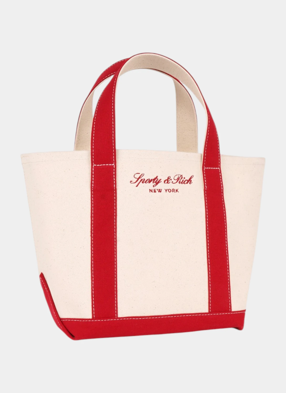 Сумка Signature NY Logo Medium Tote Natural/Ruby