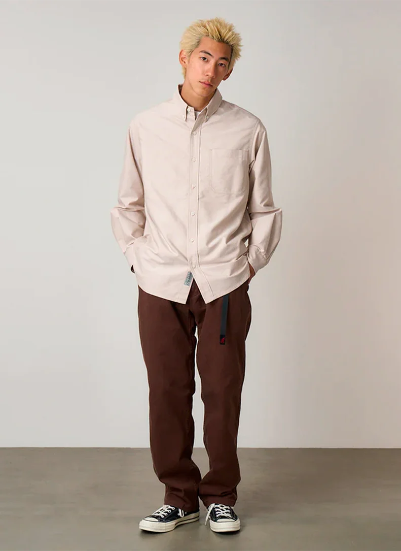 Рубашка Oxford Button Down Stance Shirt Ecru