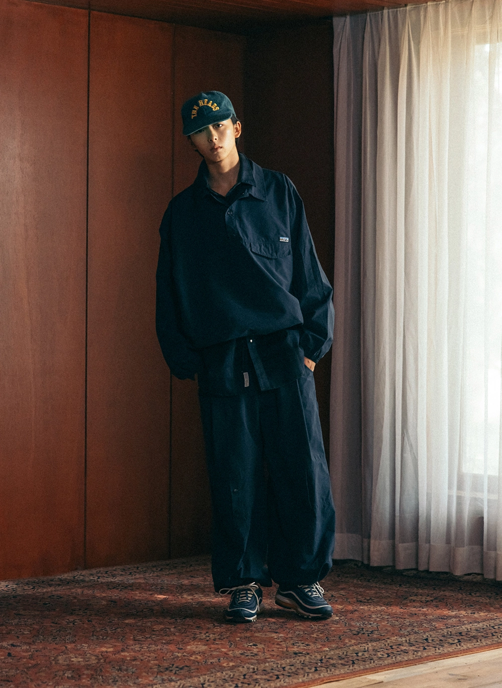 Пуловер Perky Button Collar Pullover Black