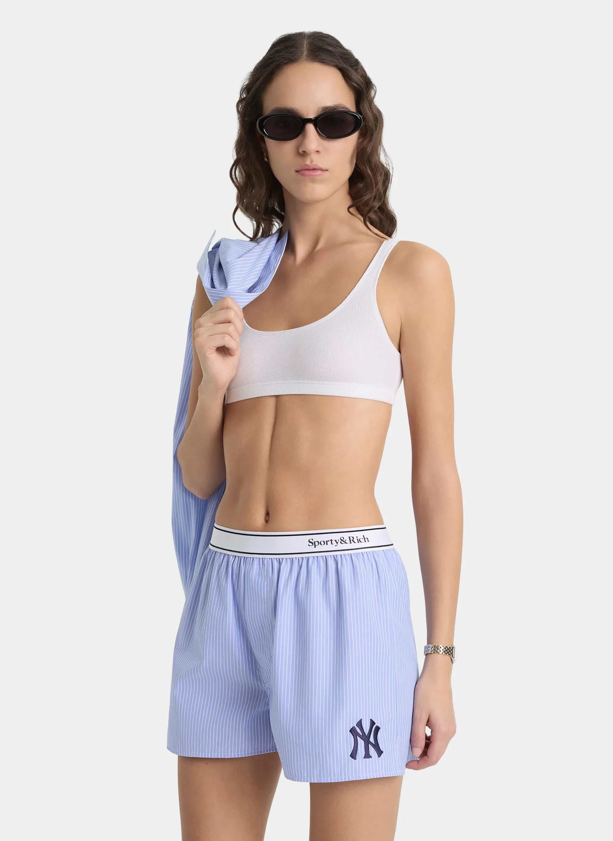 Шорты Heritage Yankees Serif Boxer Blue Stripe