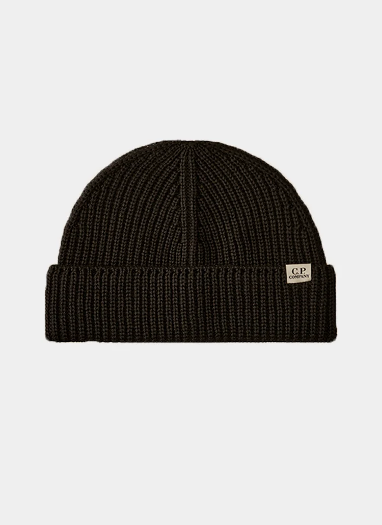 Шапка Extrafine Merino Fisherman Beanie Black