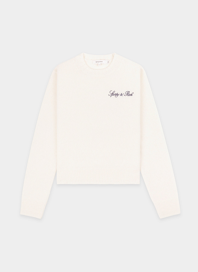 Свитер Vendome Script Wool Cashmere Crewneck