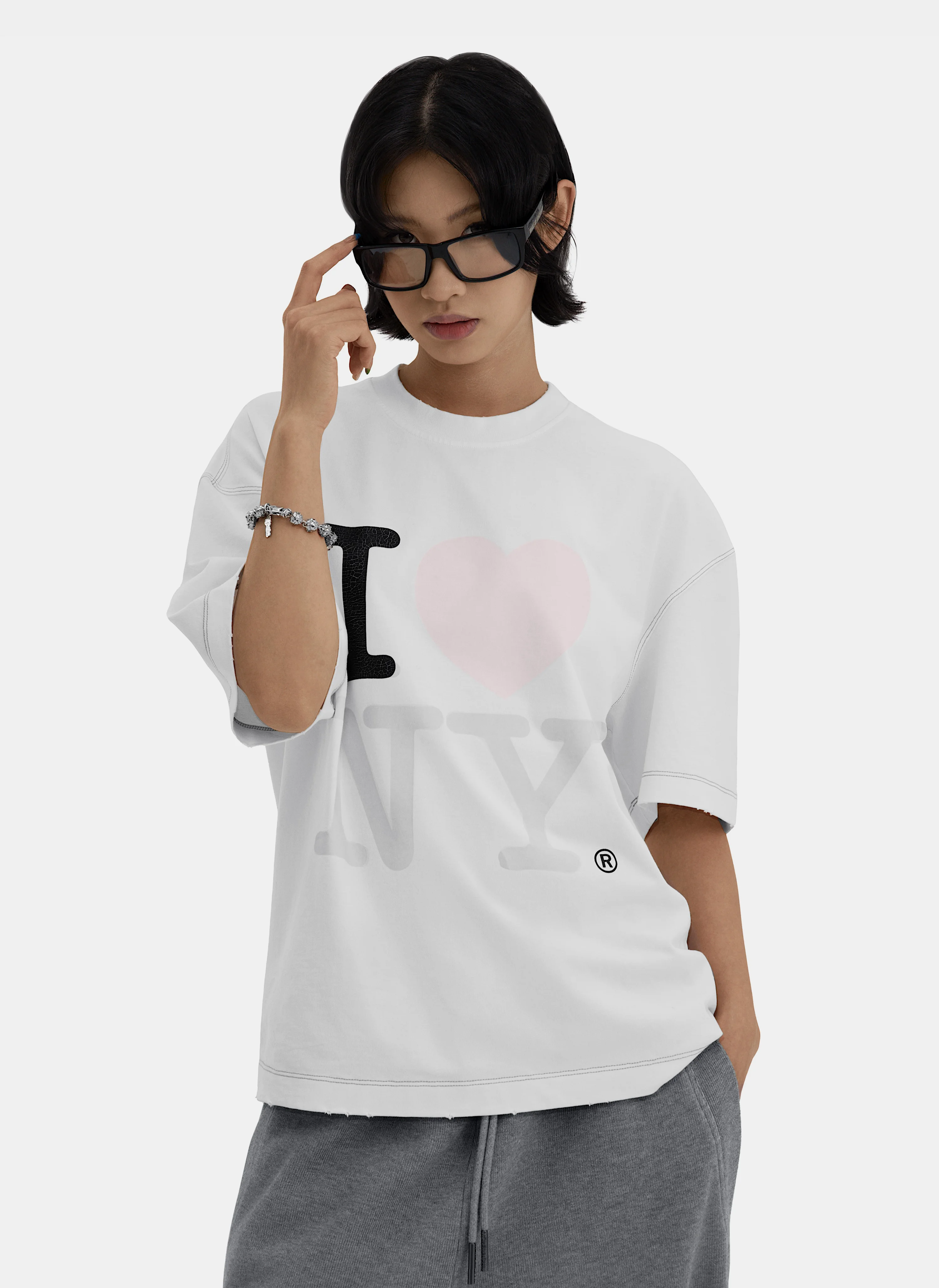 Футболка I Love Ny T-Shirt  White