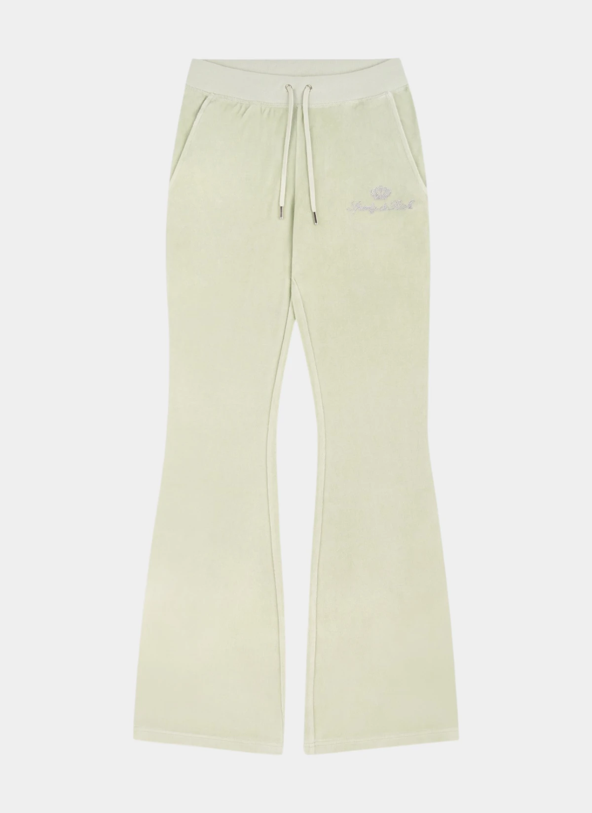 Брюки Juicy Script Velour Sweatpant Sage