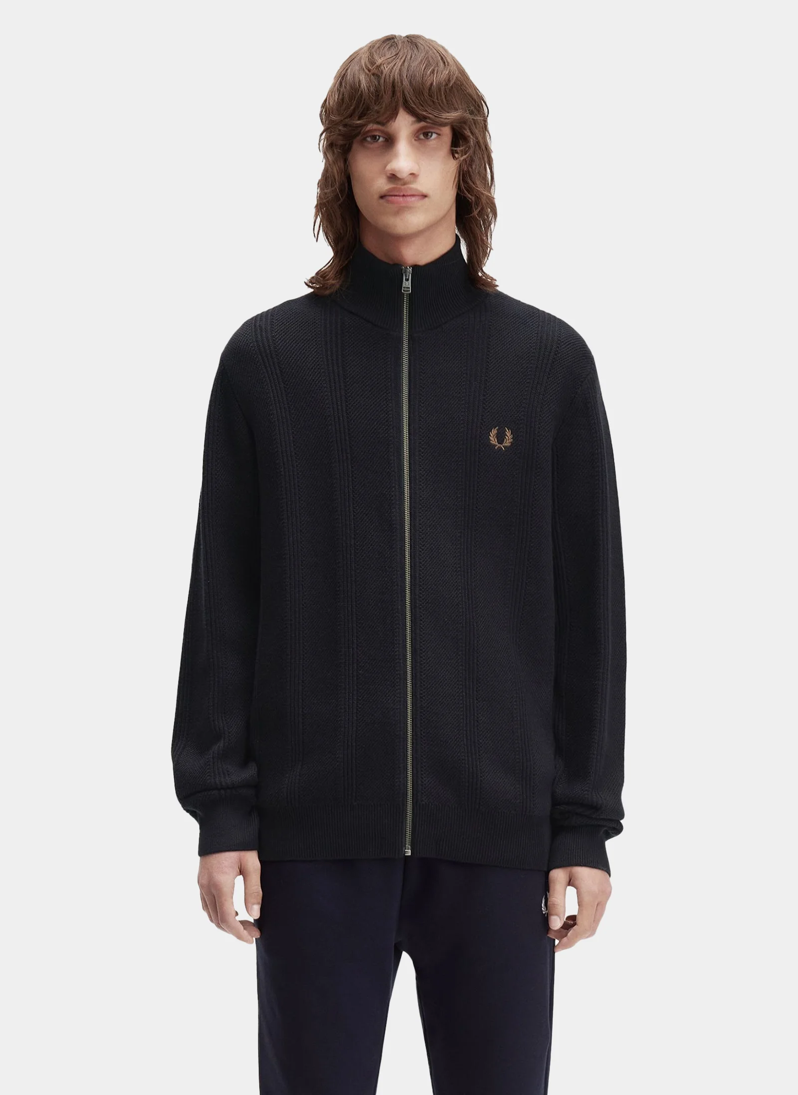 Кардиган На Молнии Textured Zip Through Cardigan 102