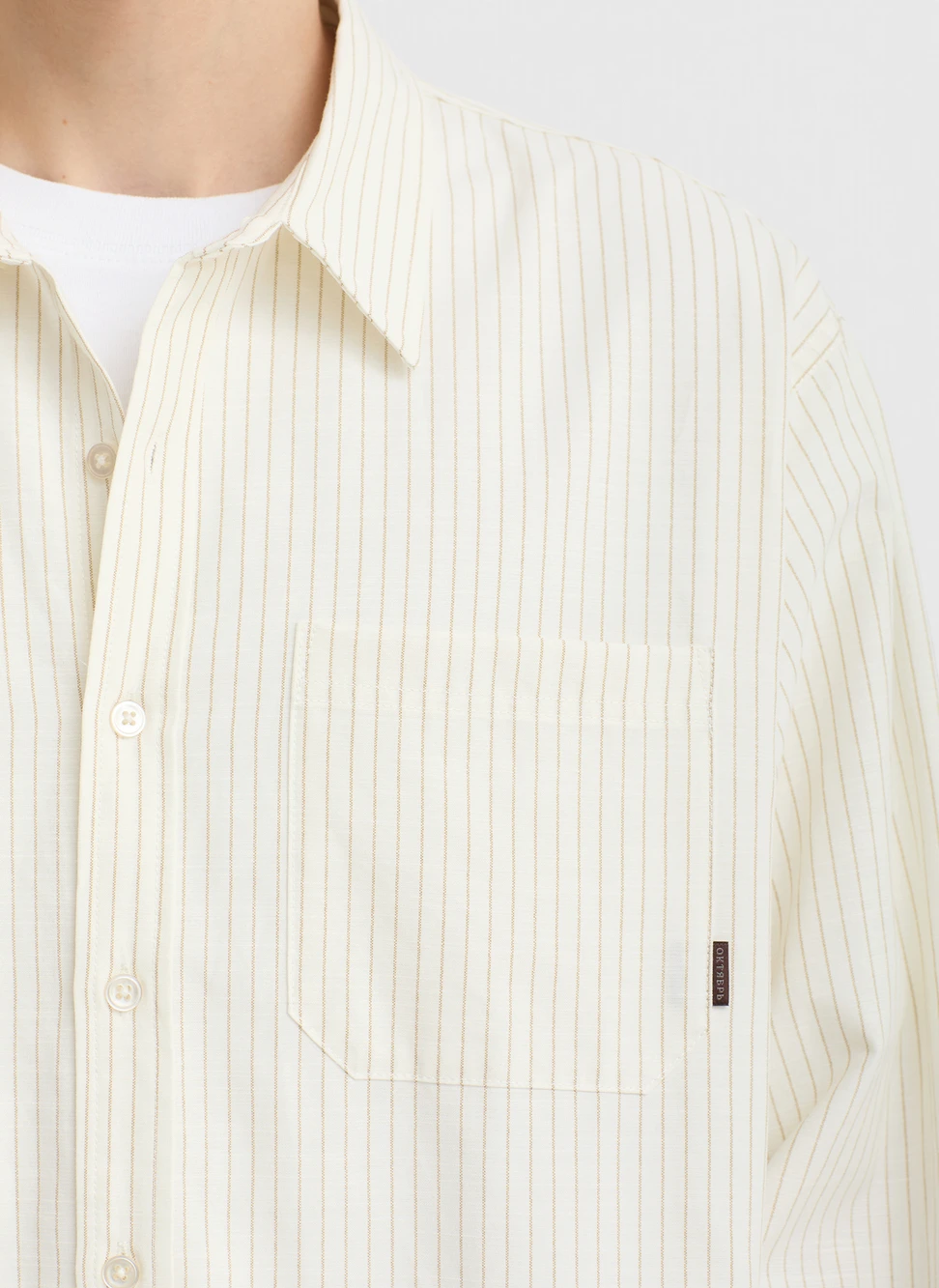 Рубашка Stripe Oxford Shirt White Stripe