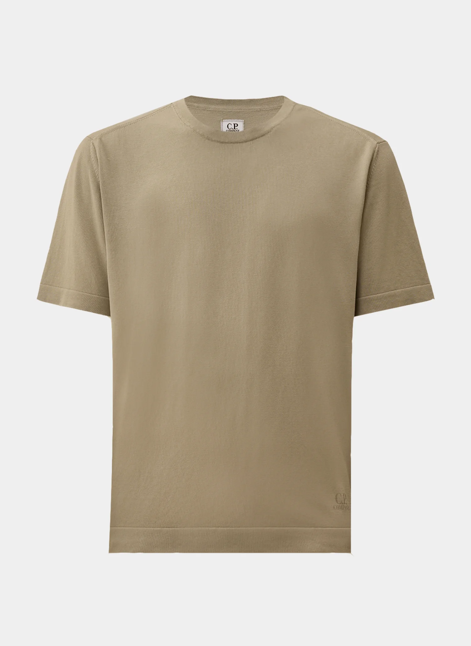 Футболка Knitwear Crew Neck In Cotton Crepe Gauze  White