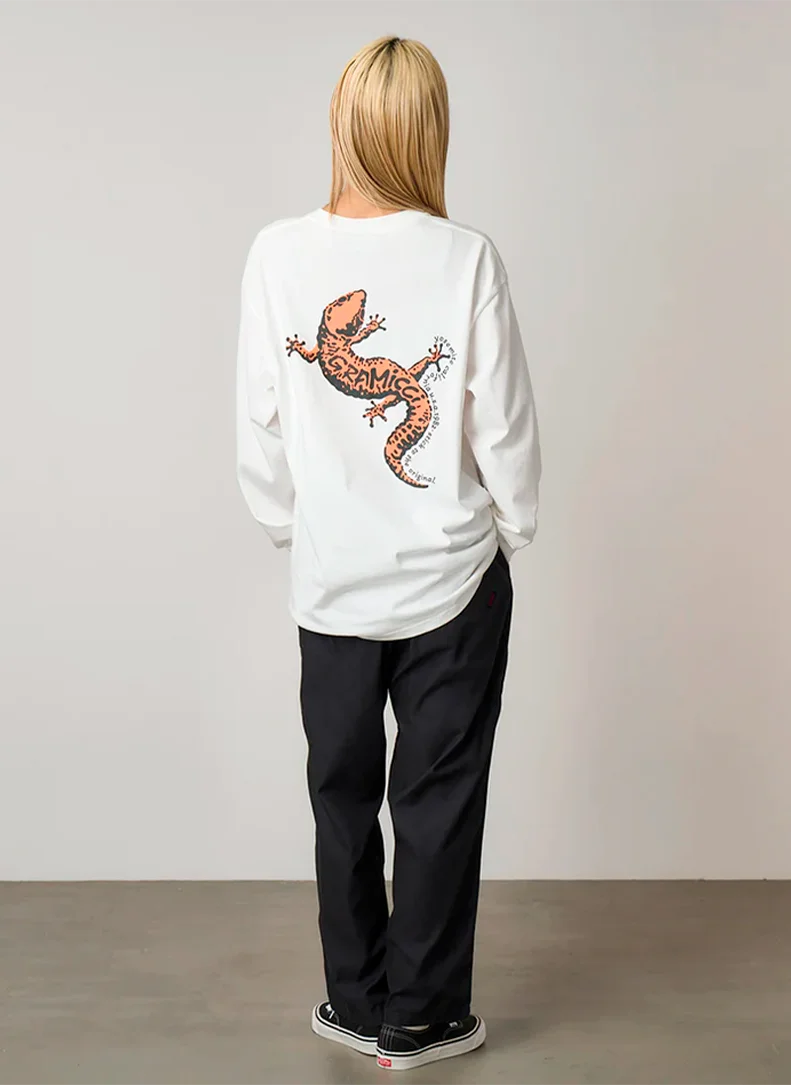 Лонгслив Gecko L/S Tee White