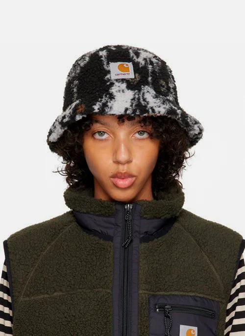 Панама ‘Prentis Bucket Hat’ Baru Jacquard / Black