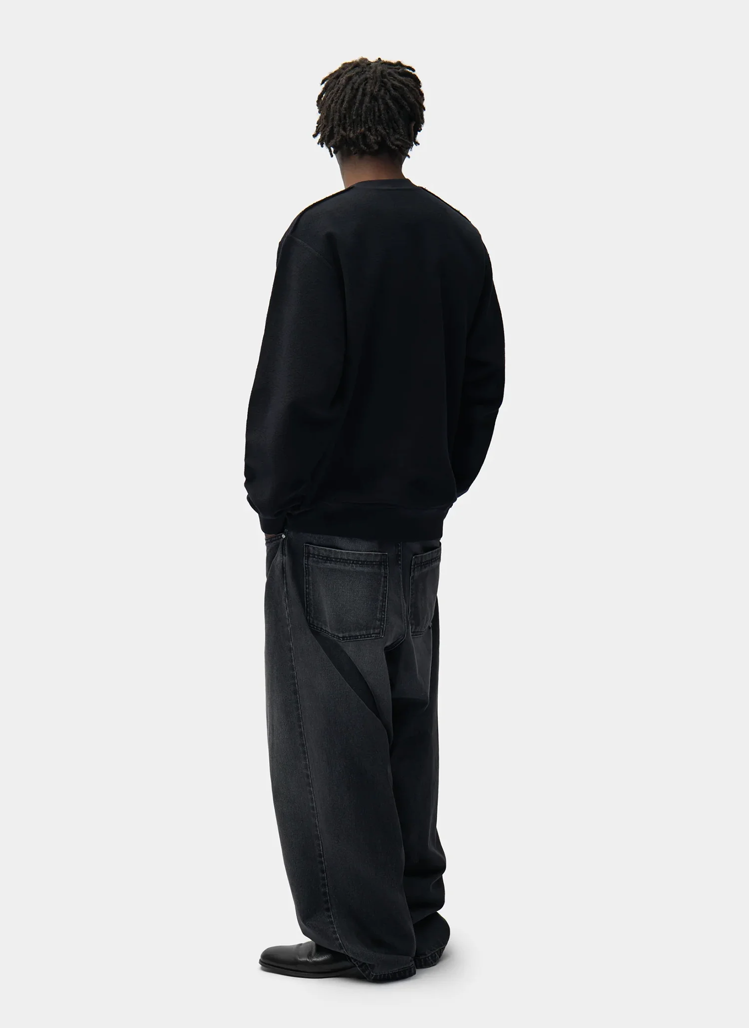 Джинсы Fade Wash Baggy Pants Black