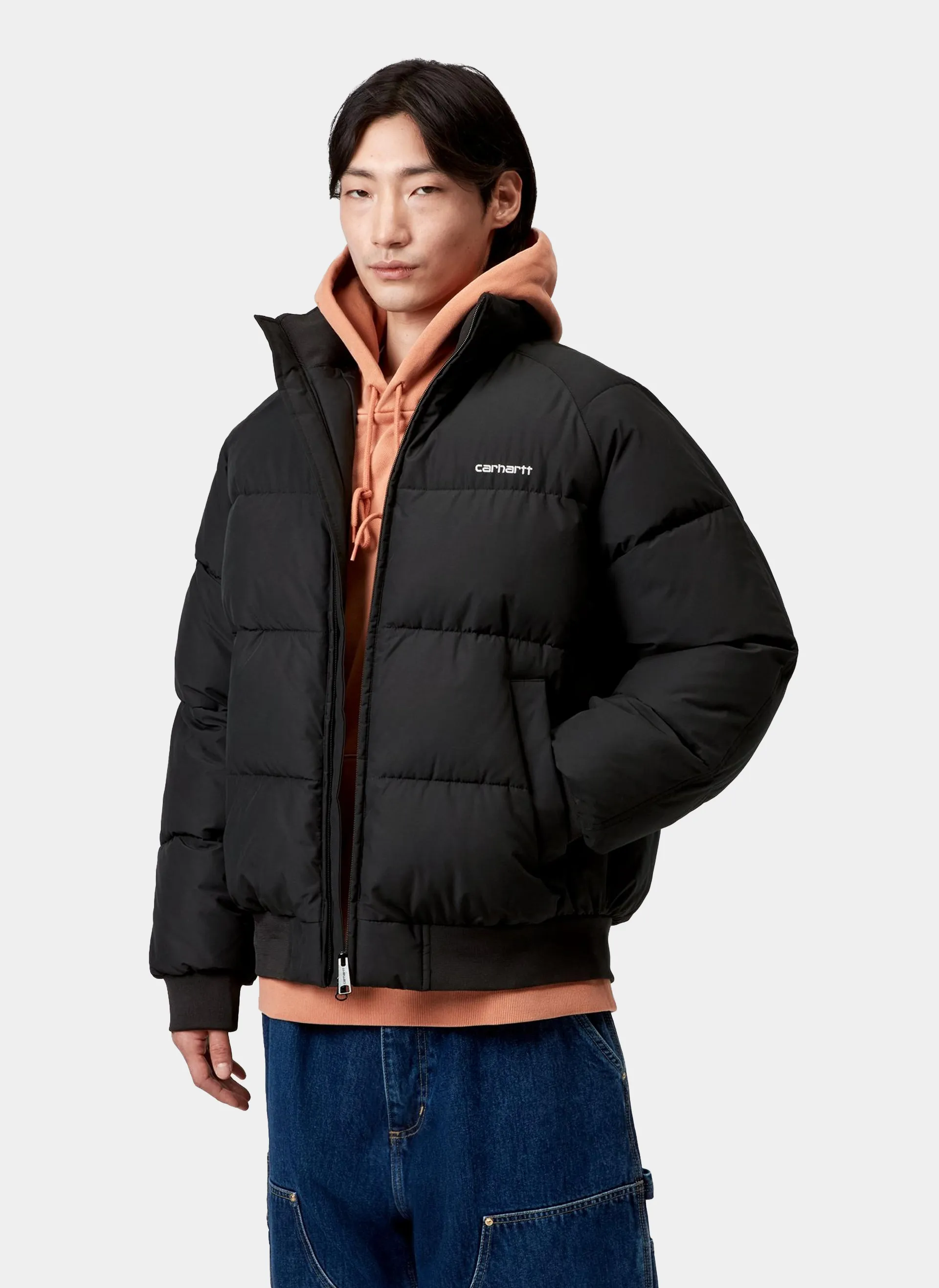 Пуховик Nebraska Jacket Black / White