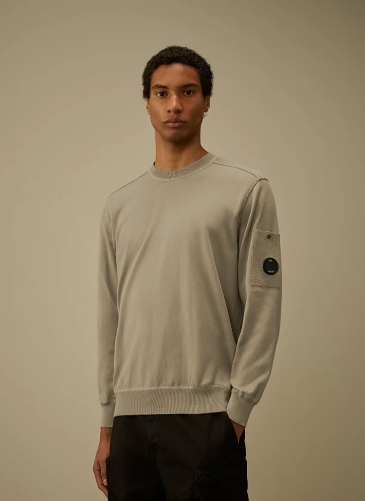 Свитшот Cotton Sea Island Crewneck Lens Sweater Dove Grey
