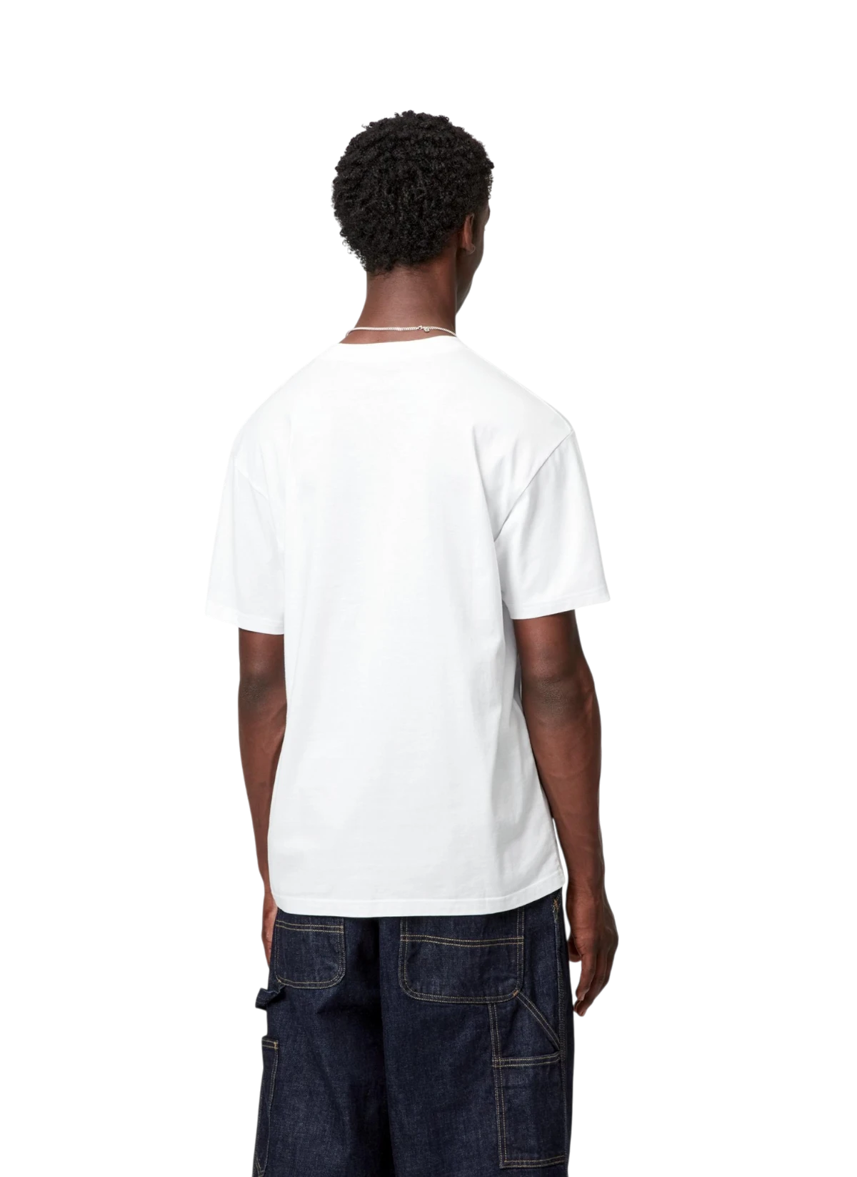 Футболка S/S Pocket Heart T-Shirt White / Red