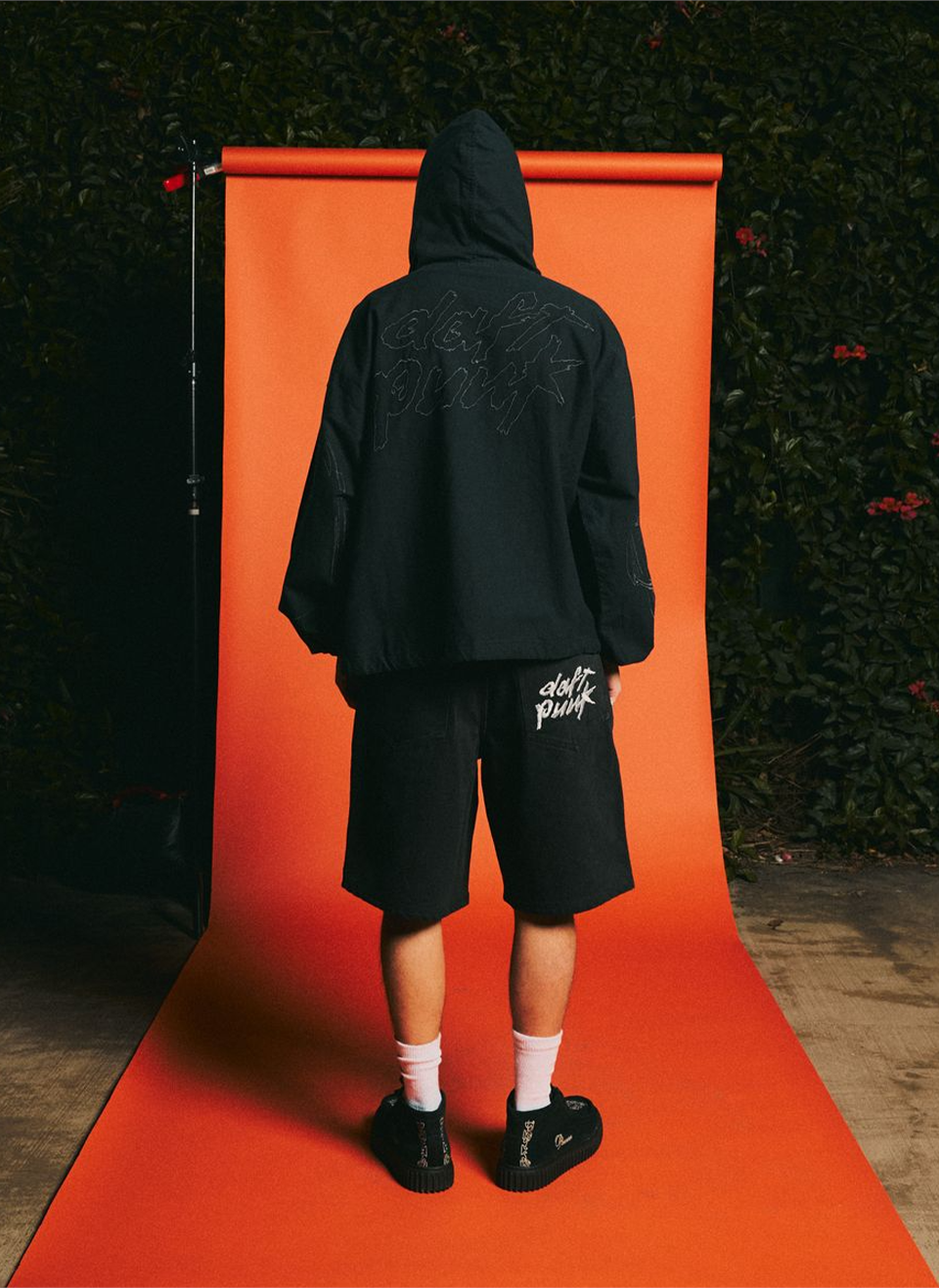 Худи на молнии Pleasures x Daft Punk Digital Zip Poncho Hoodie Black