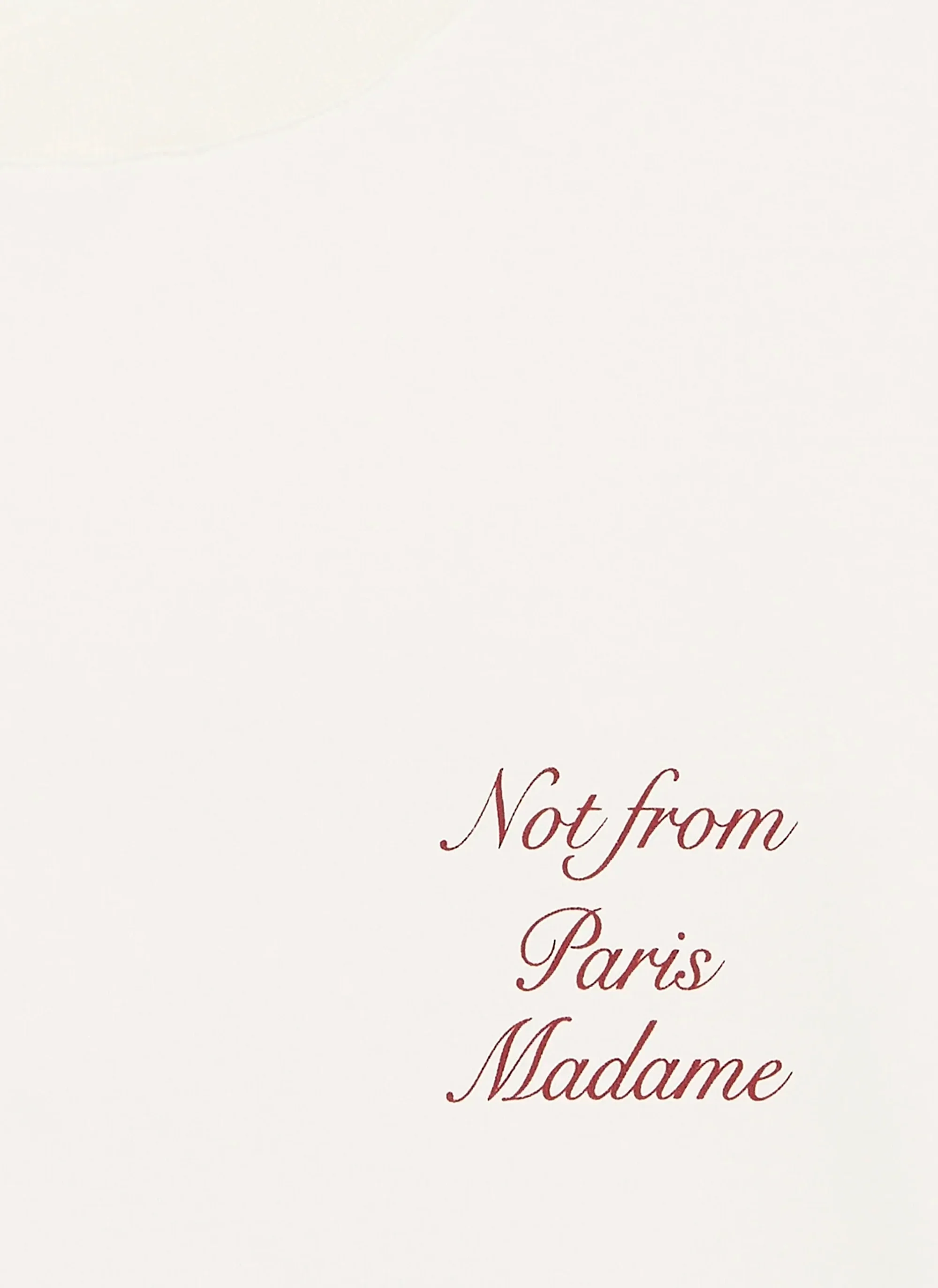 Лонгслив Le Manches Longues Slogan Calligraphie Off White