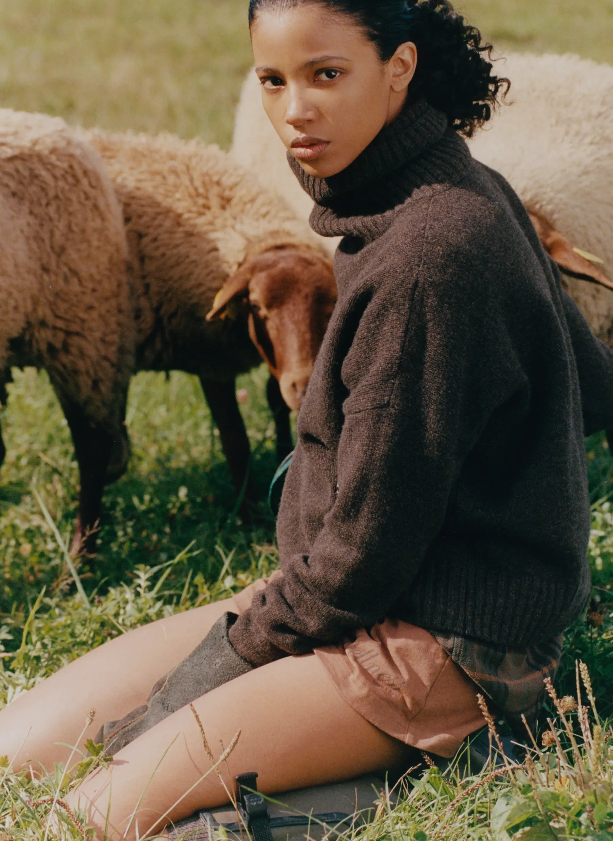 Свитер SRC Wool Turtleneck Chocolate