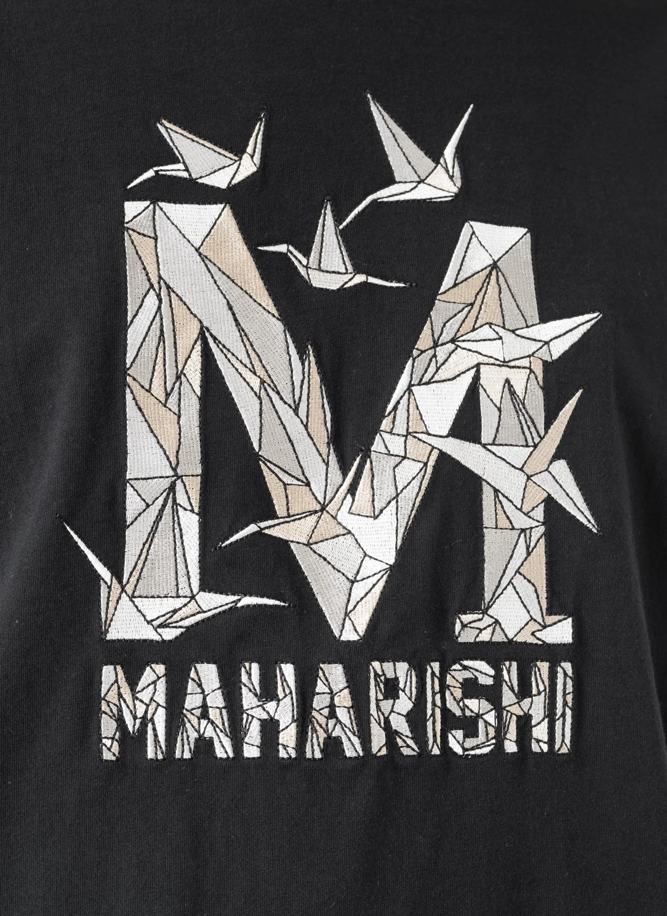 Футболка Origami Crane M S/S T-Shirt  Black