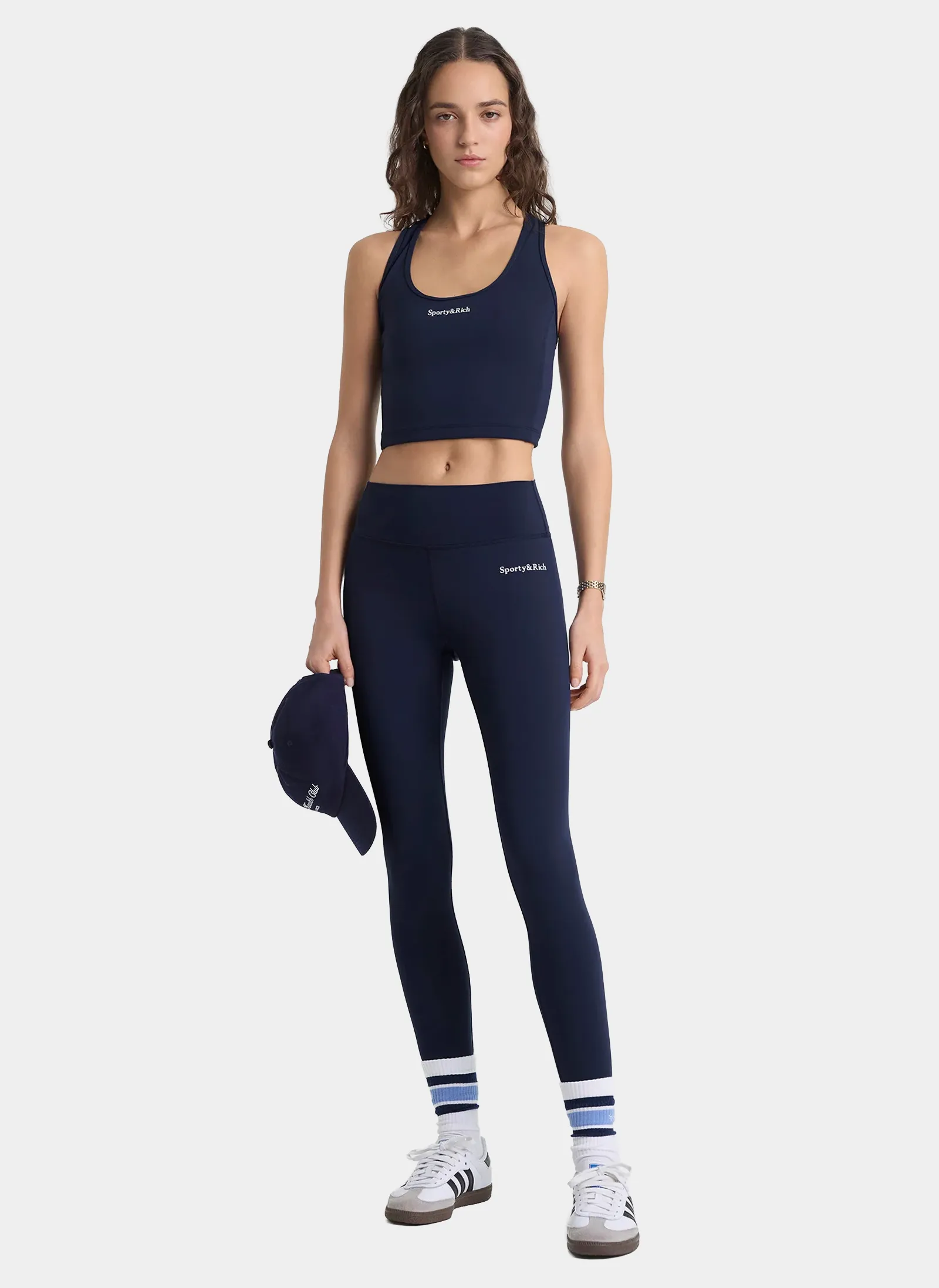 Леггинсы Serif Logo Legging Dark Navy