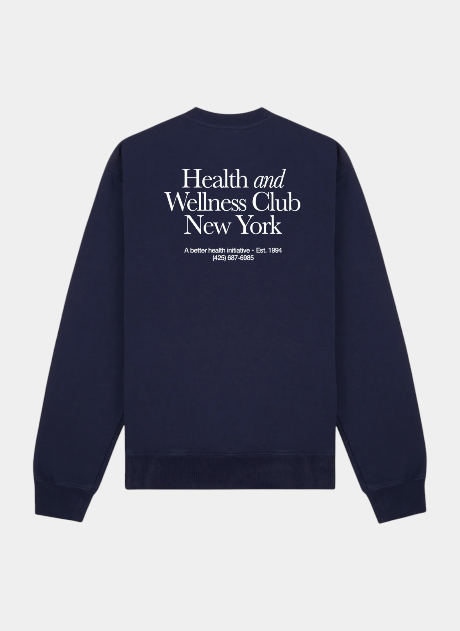 Свитшот HWCNY Crewneck Dark Navy/White