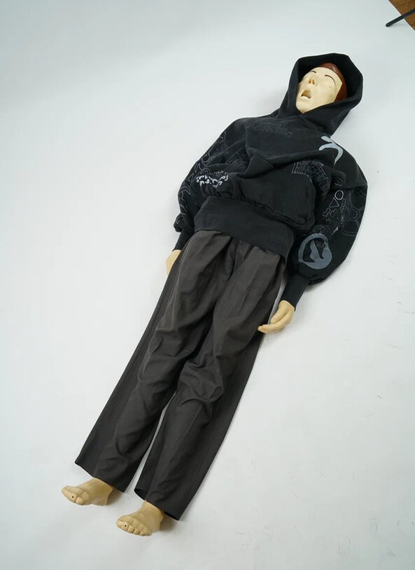 Худи .Solutions + NUMBER 3 A—Sketch Hoodie Old Black