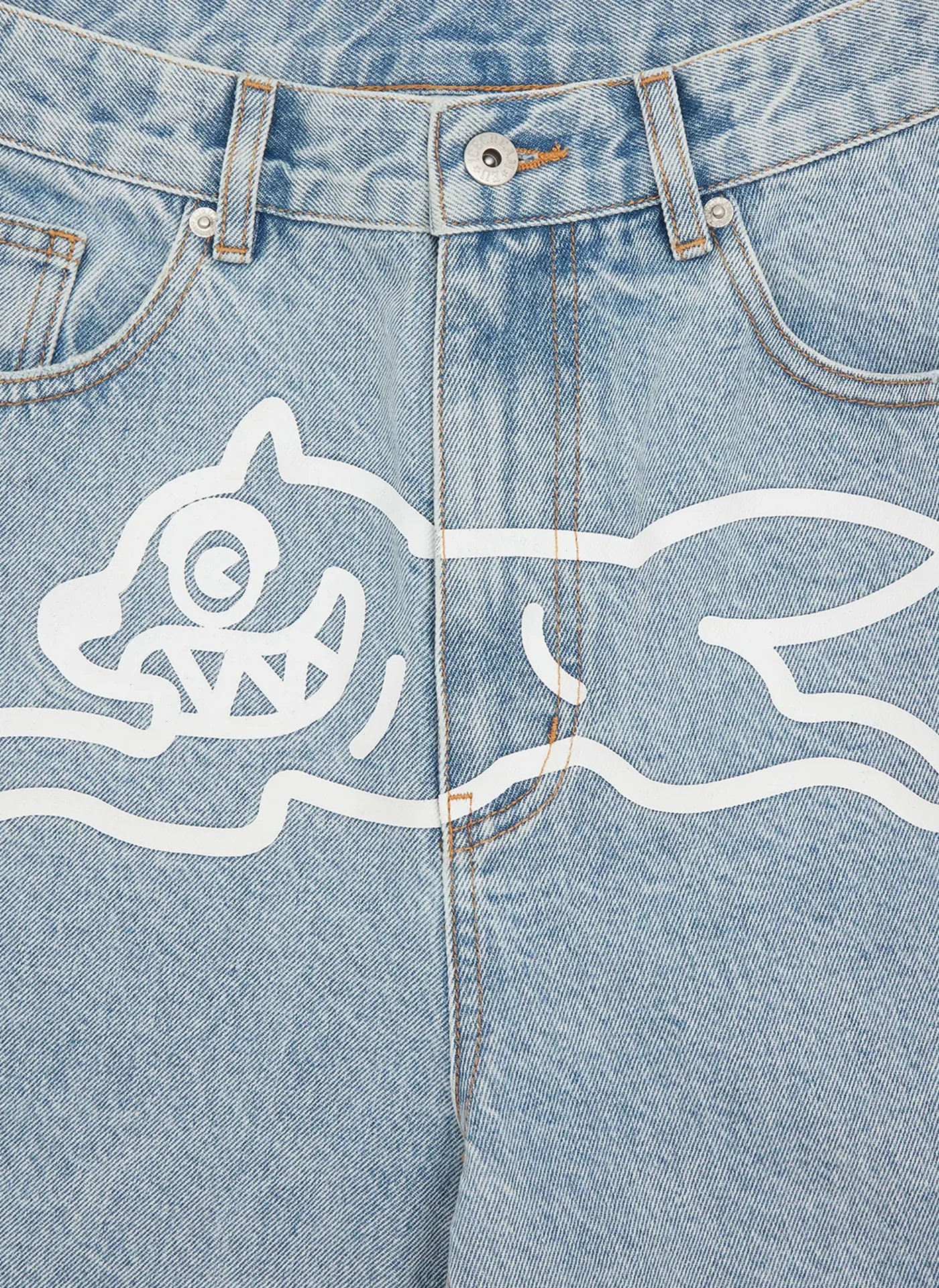 Шорты Running Dog Denim Shorts Heavy Wash Blue
