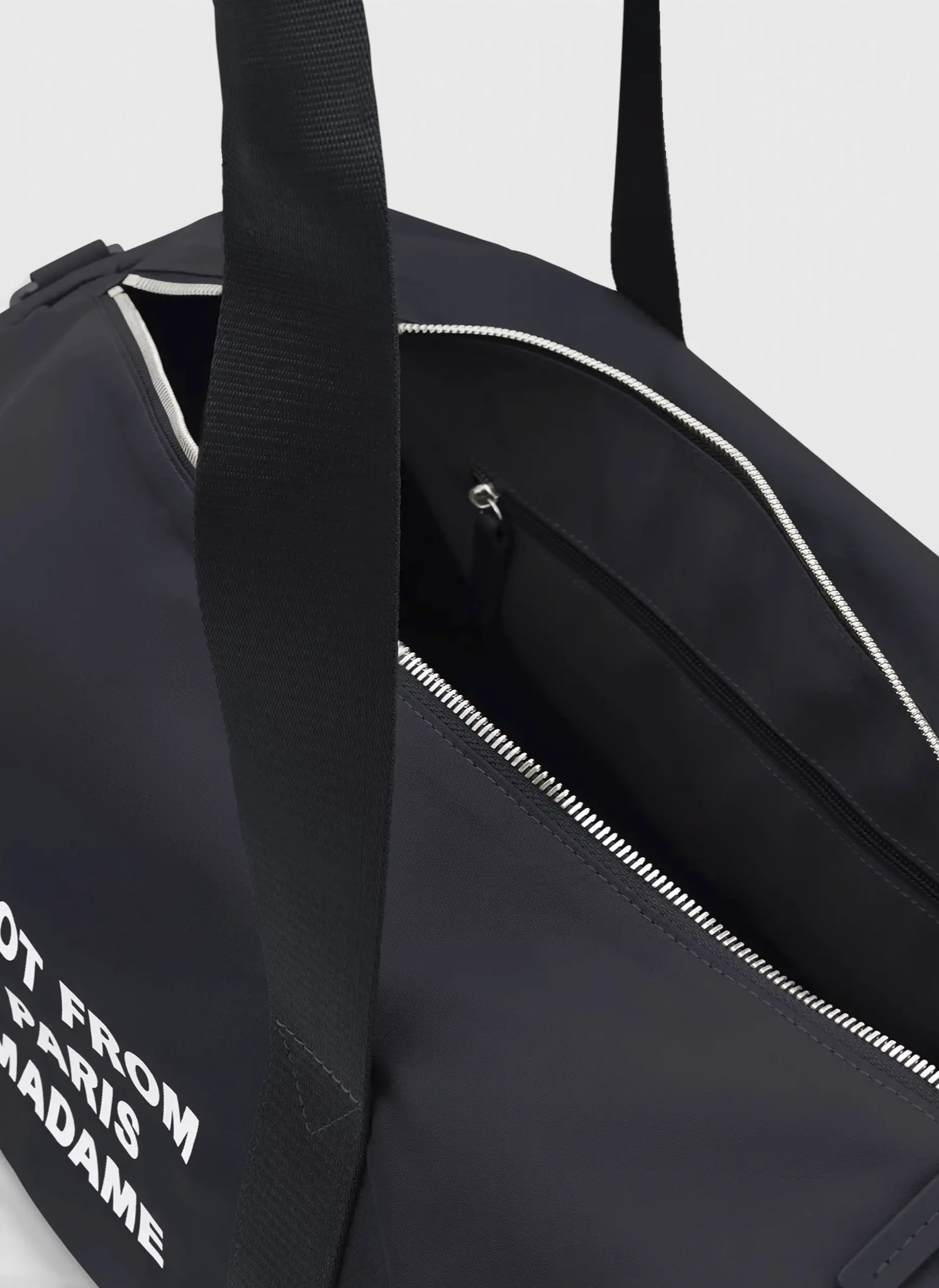 Сумка Nylon Slogan Gym Bag Black