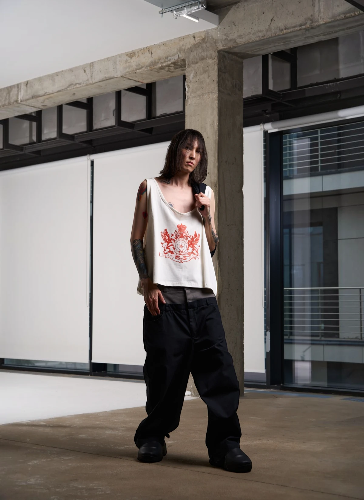Брюки Double Waist Black
