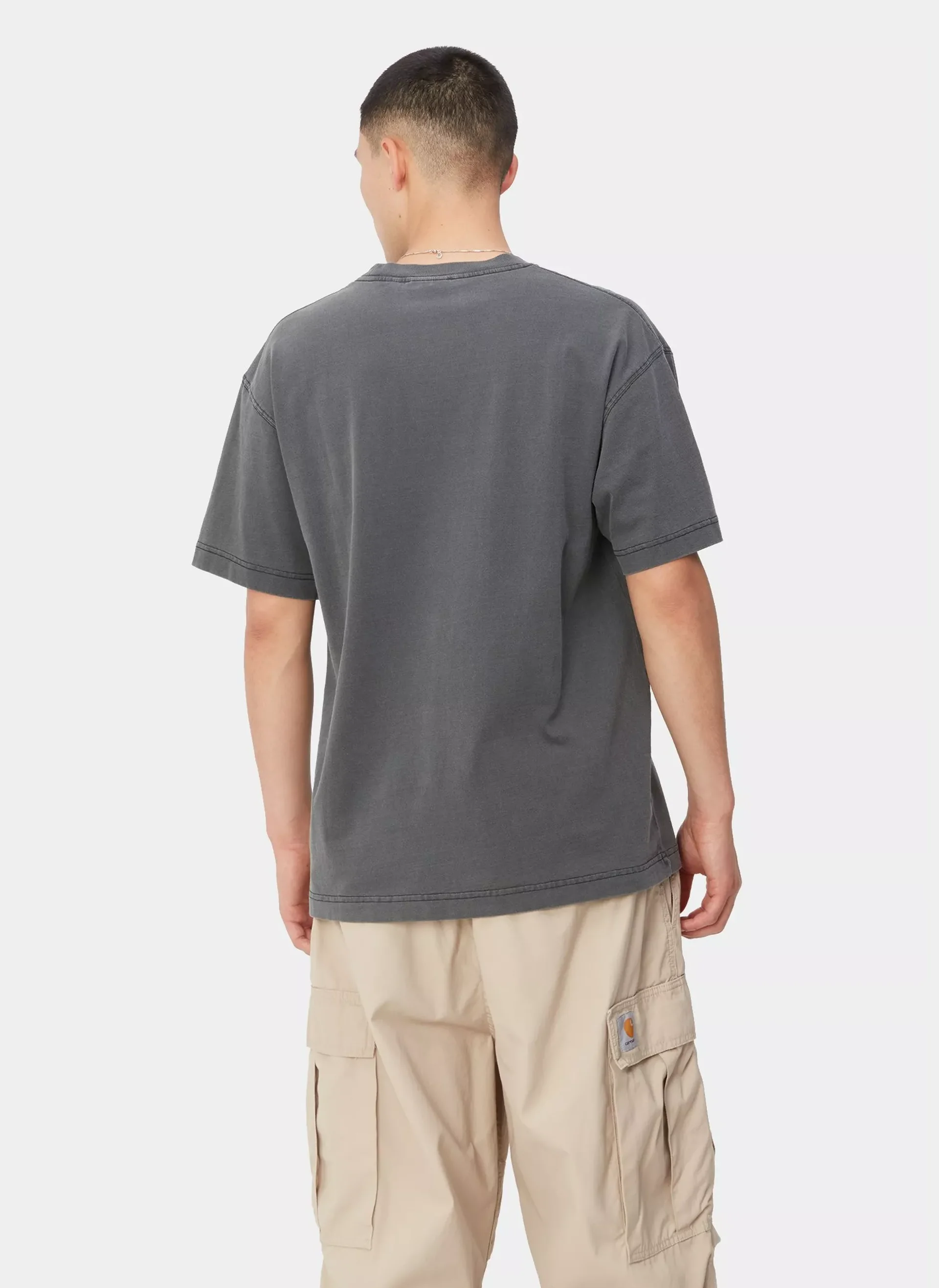 Футболка S/S Nelson T-Shirt Black (Garment Dyed)