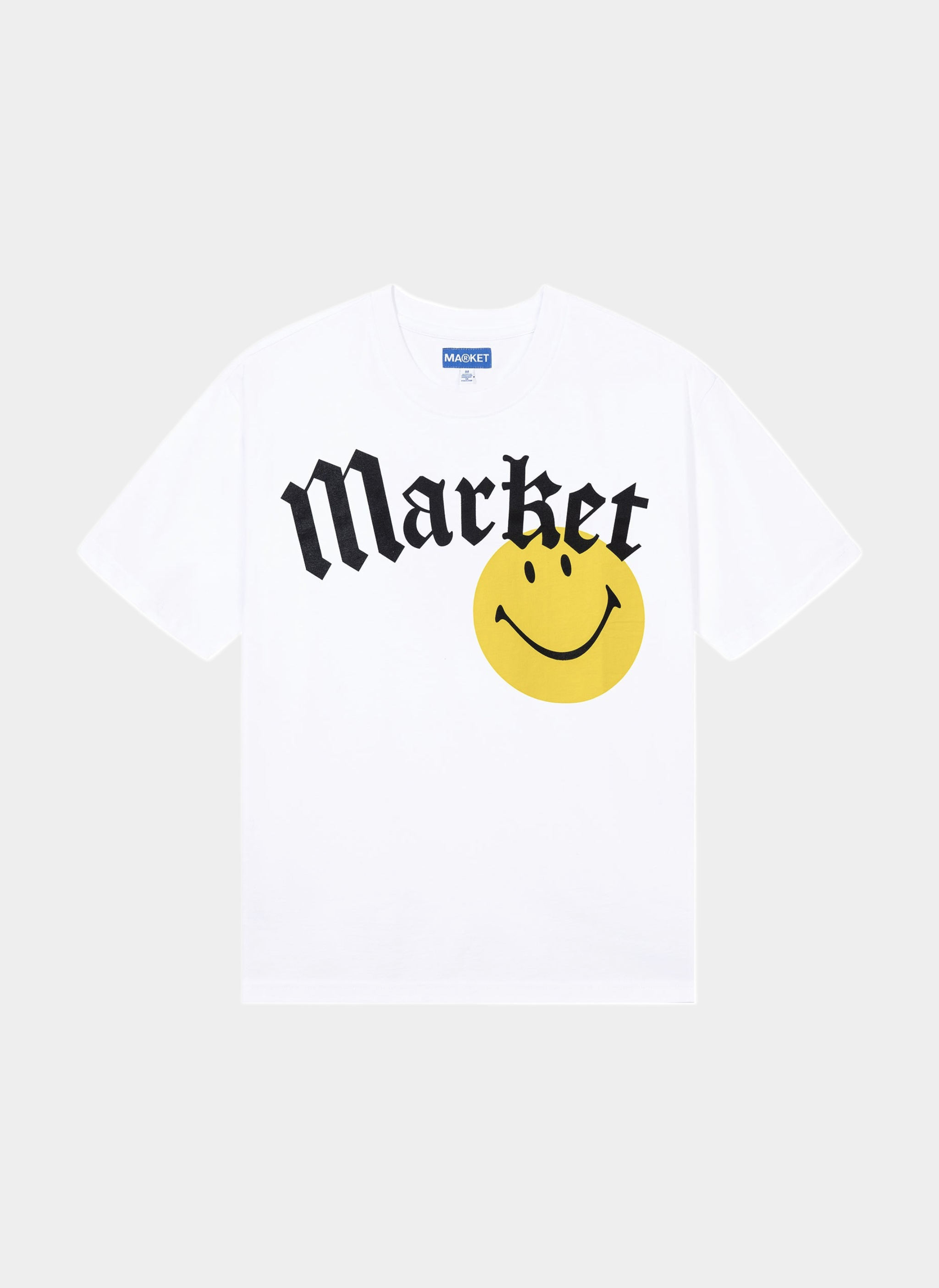 Футболка ‘Smiley Gothic T-Shirt’ Washed White Футболка ‘Smiley Gothic T-Shirt’ Washed White