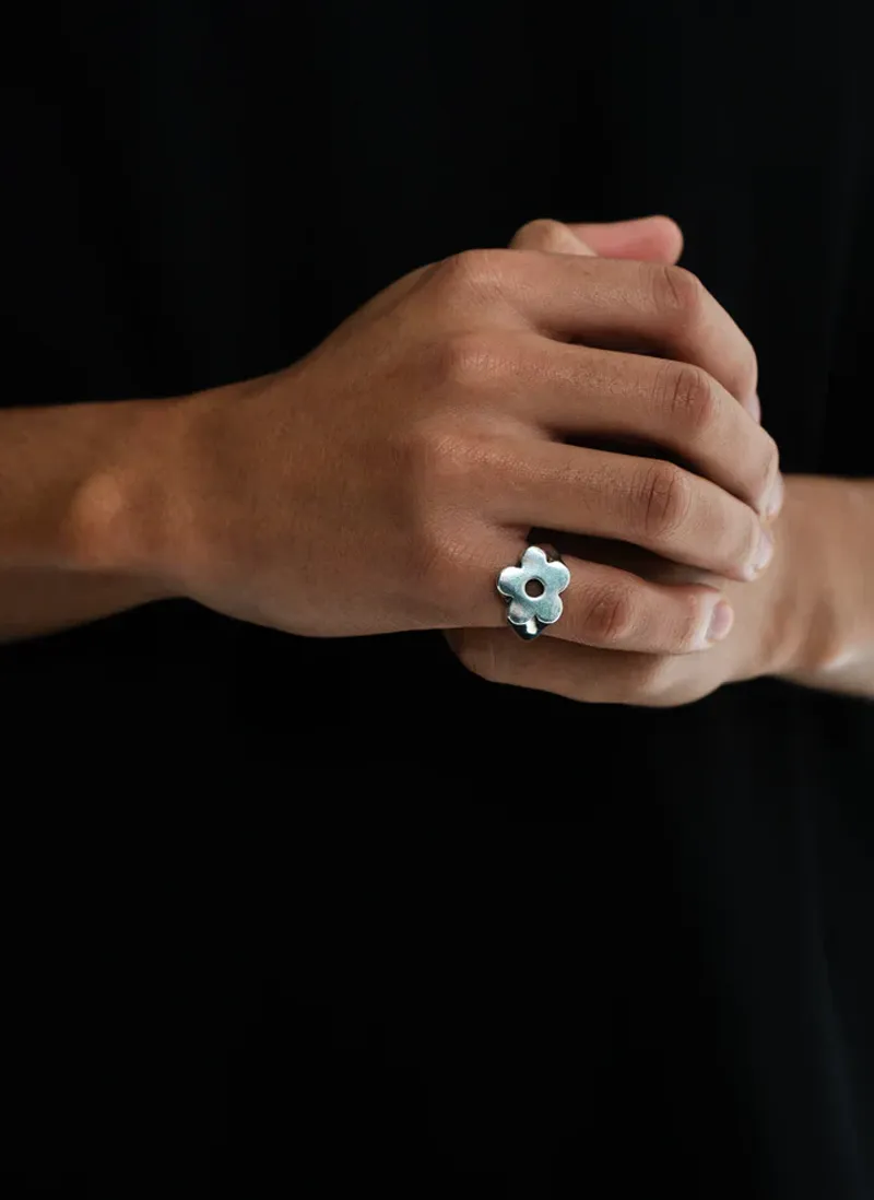 Кольцо Flower Ring Silver