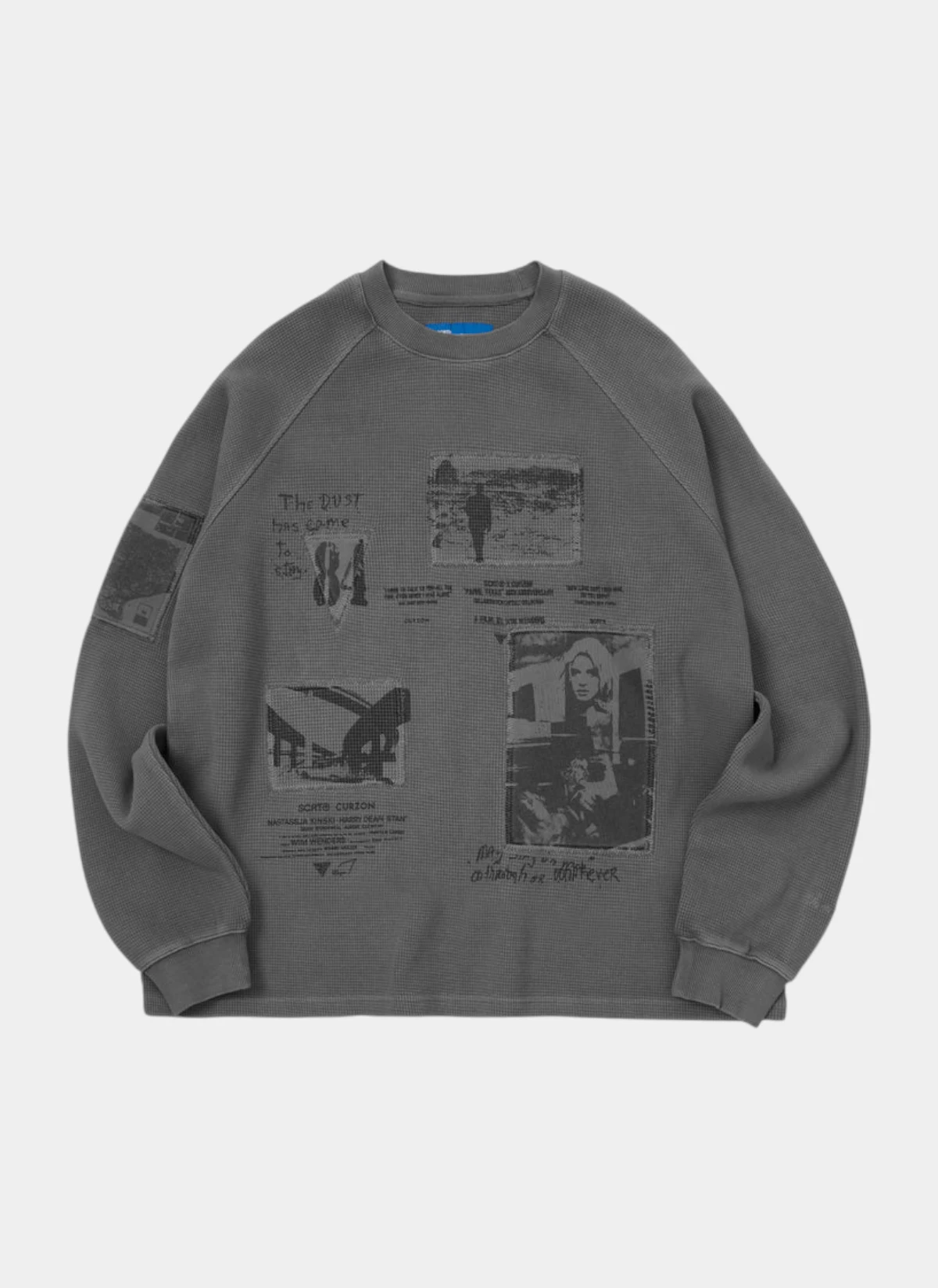 Свитшот Terlingua Waffle Sweatshirt Charcoal