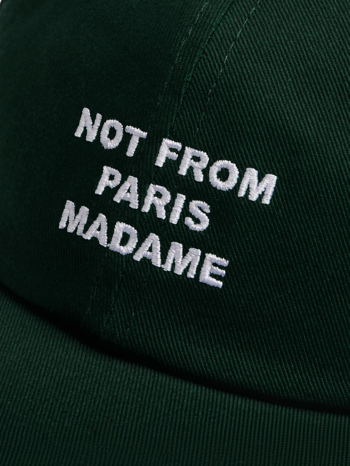 Кепка La Casquette Slogan Dark Green