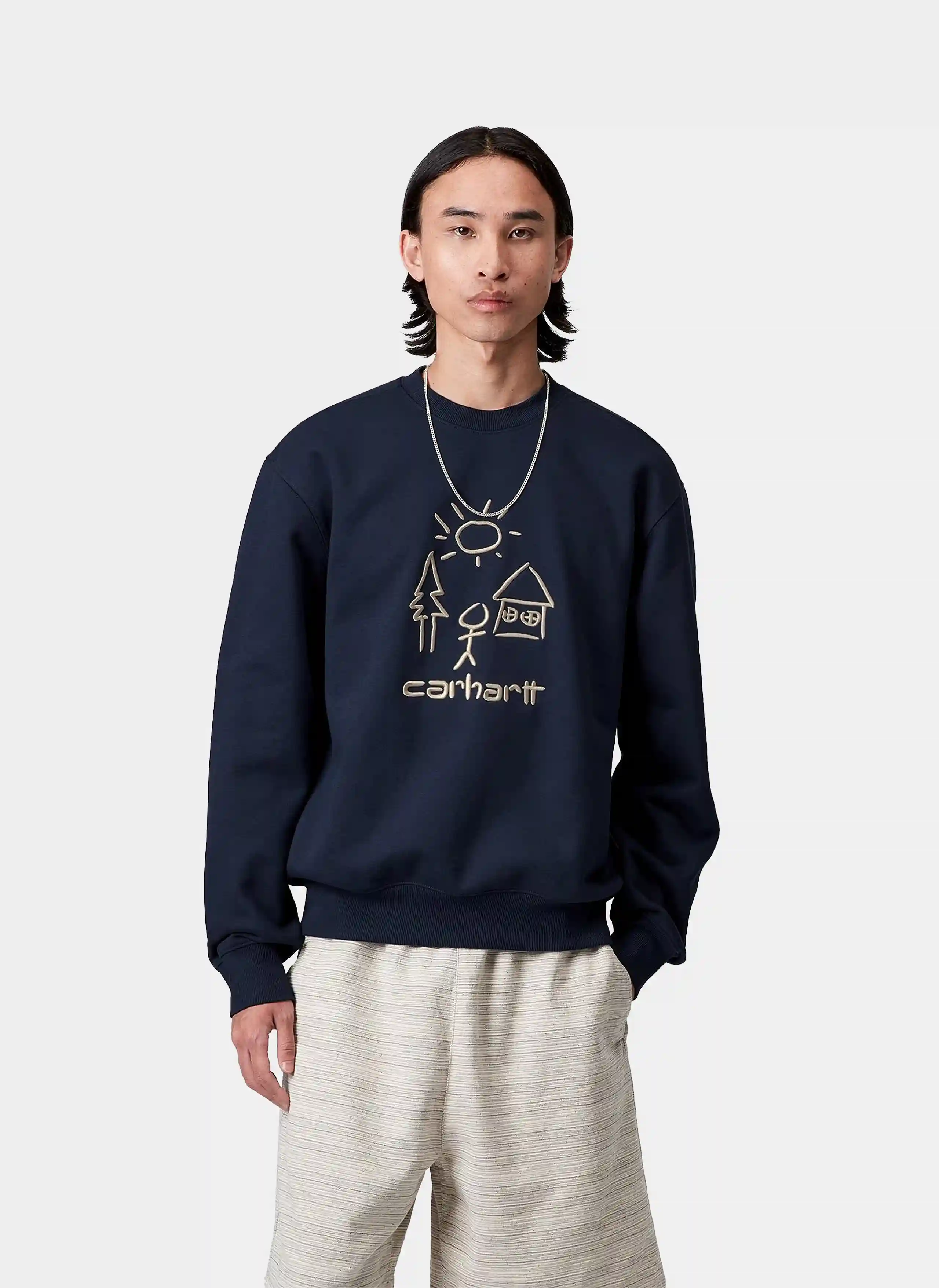 Свитшот Masterpiece Sweat Air Force Blue / Dusty H Brown