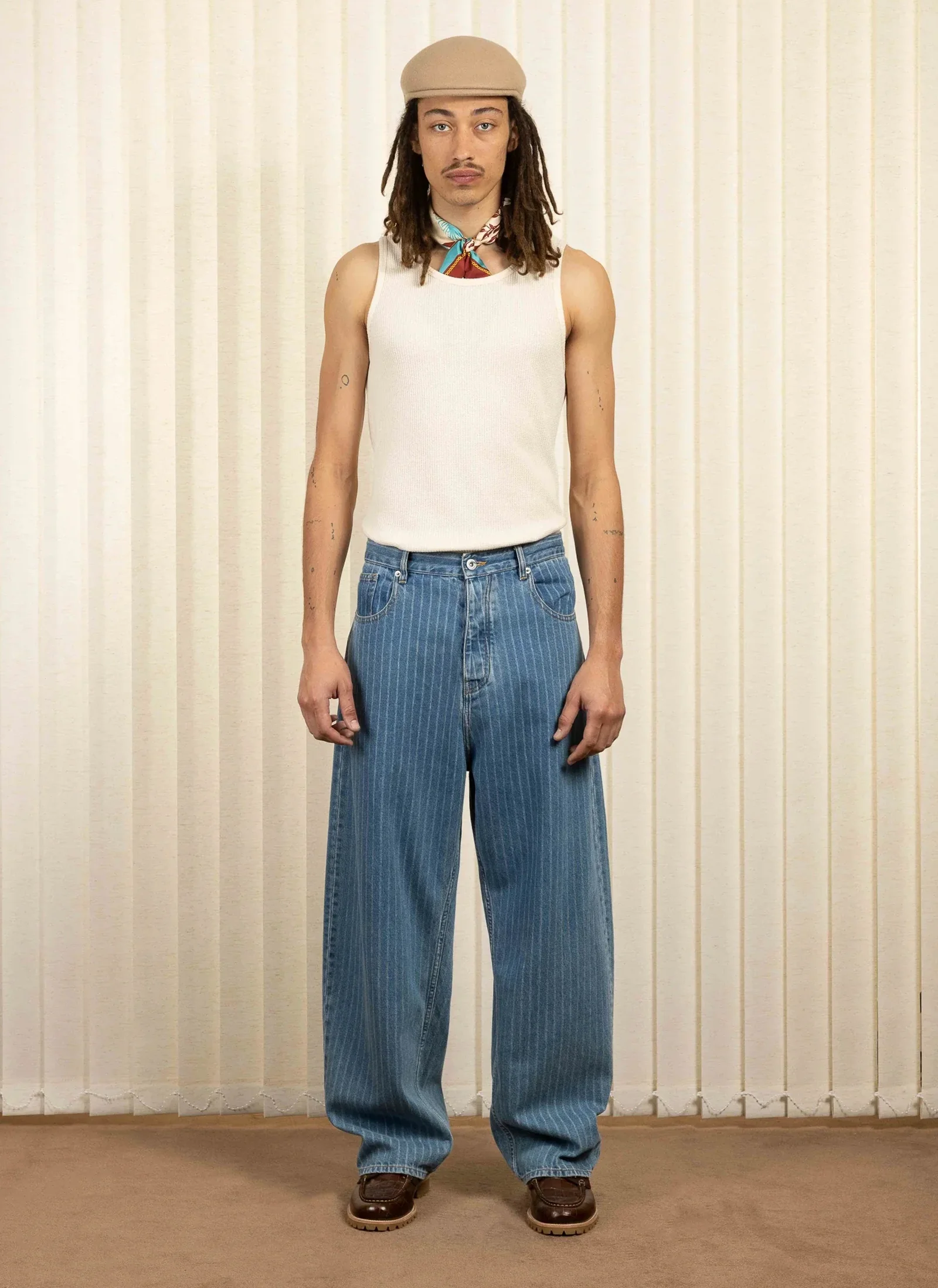 Джинсы ‘Le Jean Baggy Rayures’ Blue