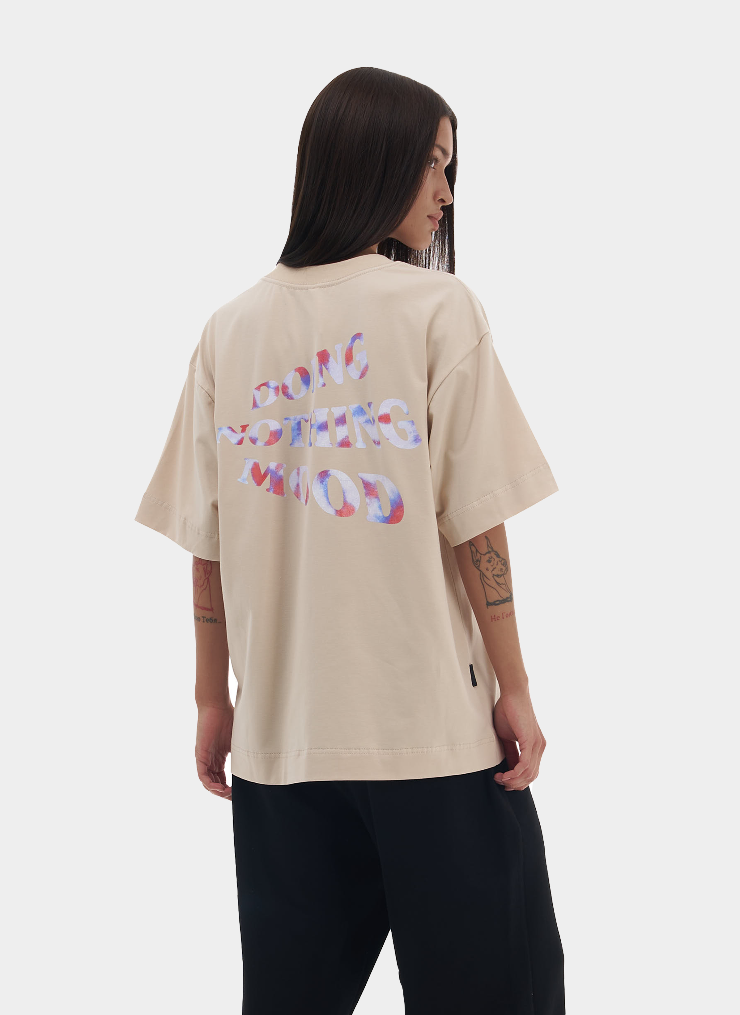 Футболка ZNY Doing Nothing Beige