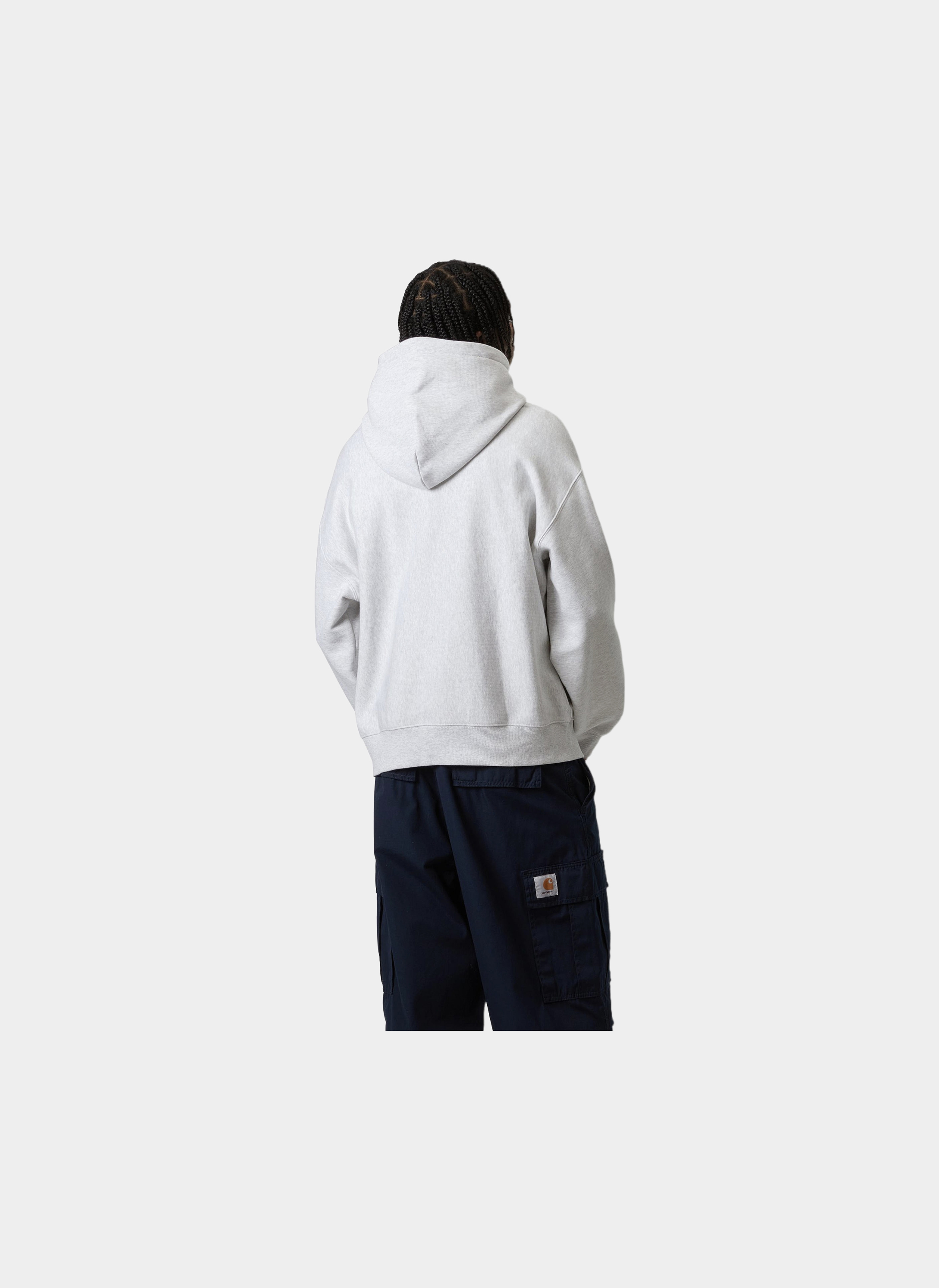 Худи ‘Hooded Label Script Sweat’ Ash Heather Худи ‘Hooded Label Script Sweat’ Ash Heather