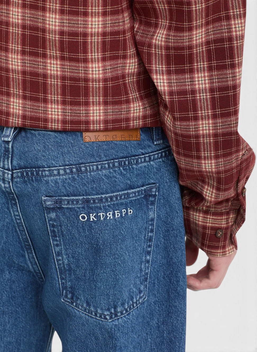 Джинсы OG Logo Classic Denim Blue Vintage Wash