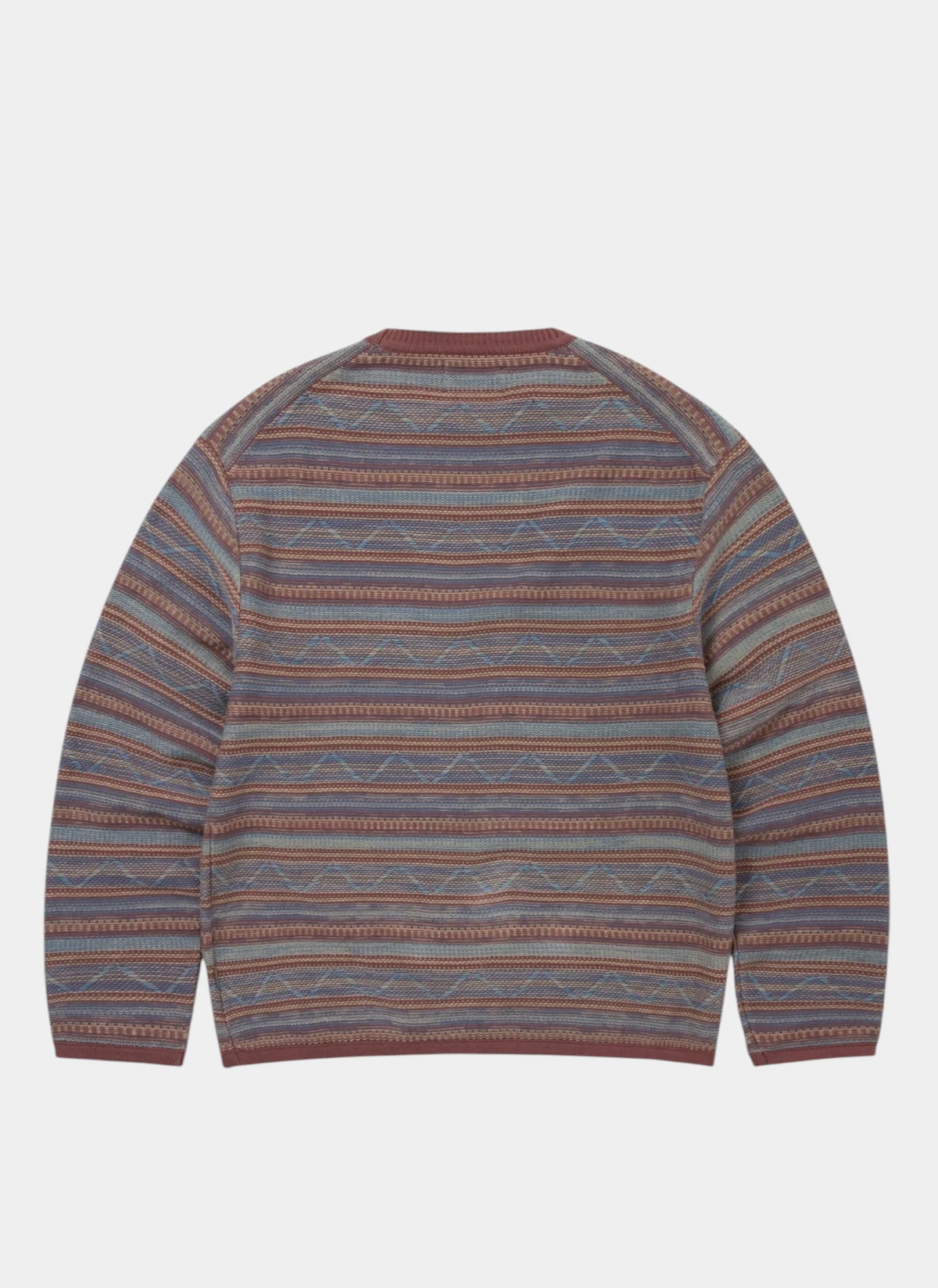 Свитер Pattern Knit Crew Magenta
